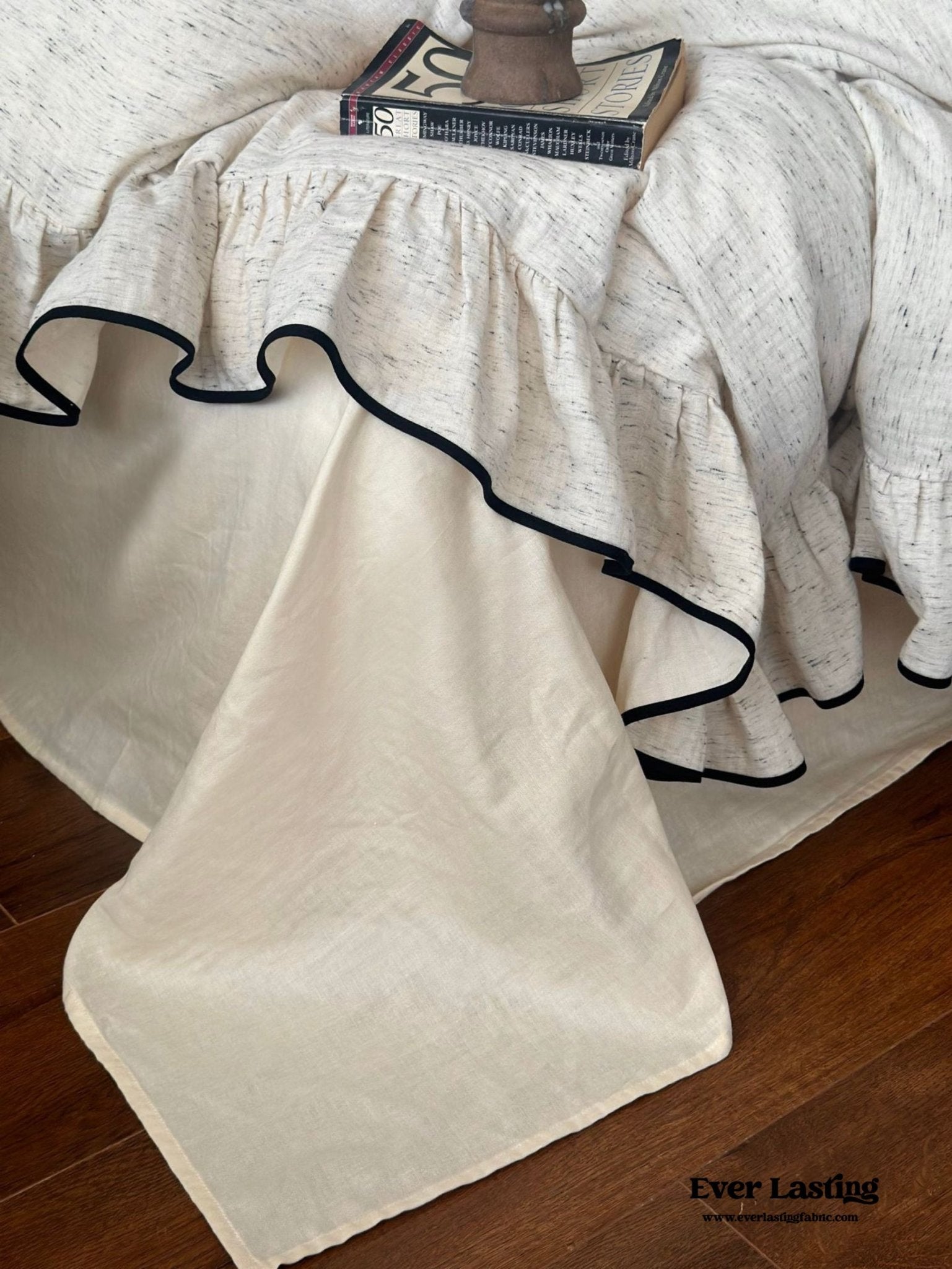 Élise French Vintage Ruffled Double Gauze Bedding Set - Ever Lasting