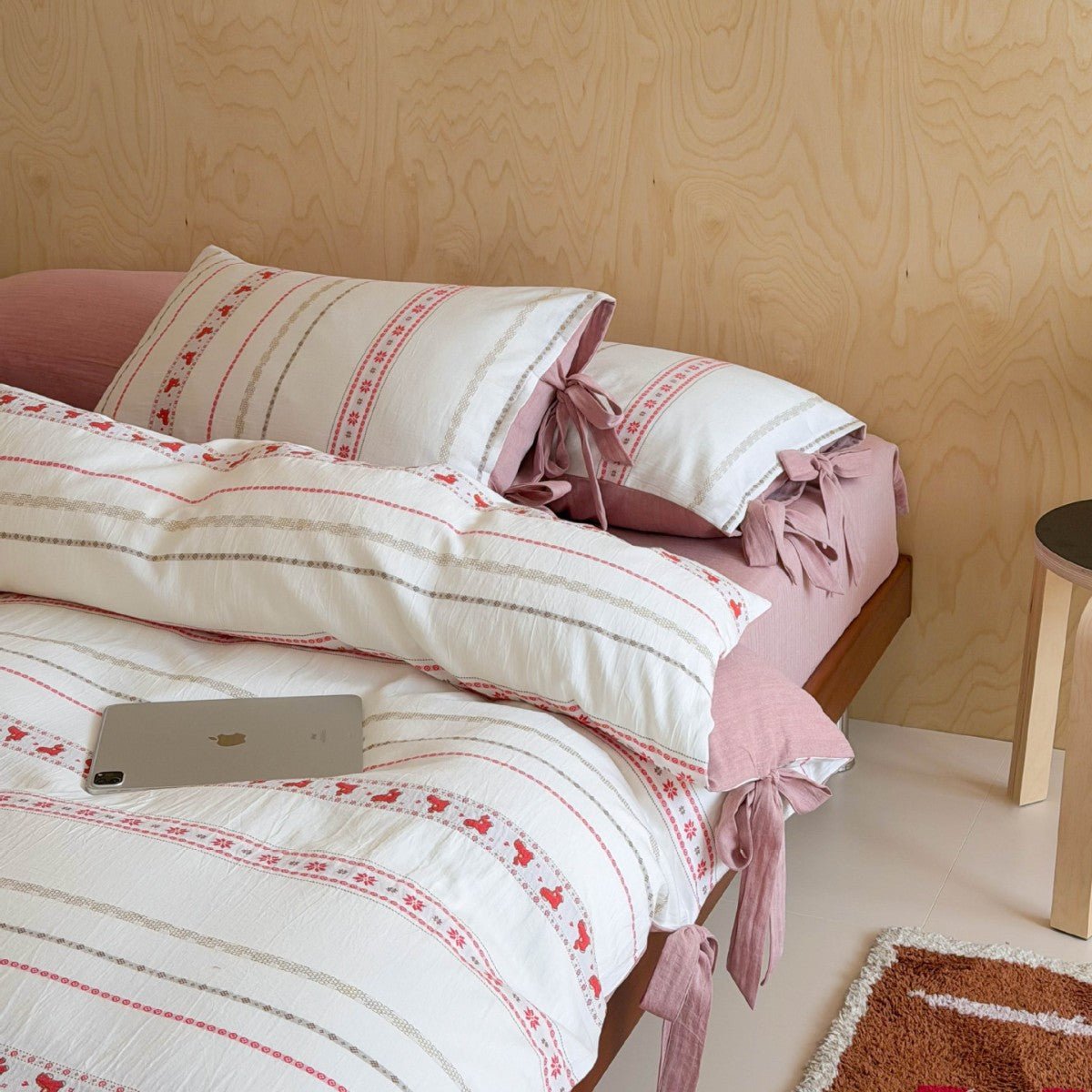 -Ever Lasting - Eliza Jacquard Bedding Set / Gray -Bedding Set -Ever Lasting