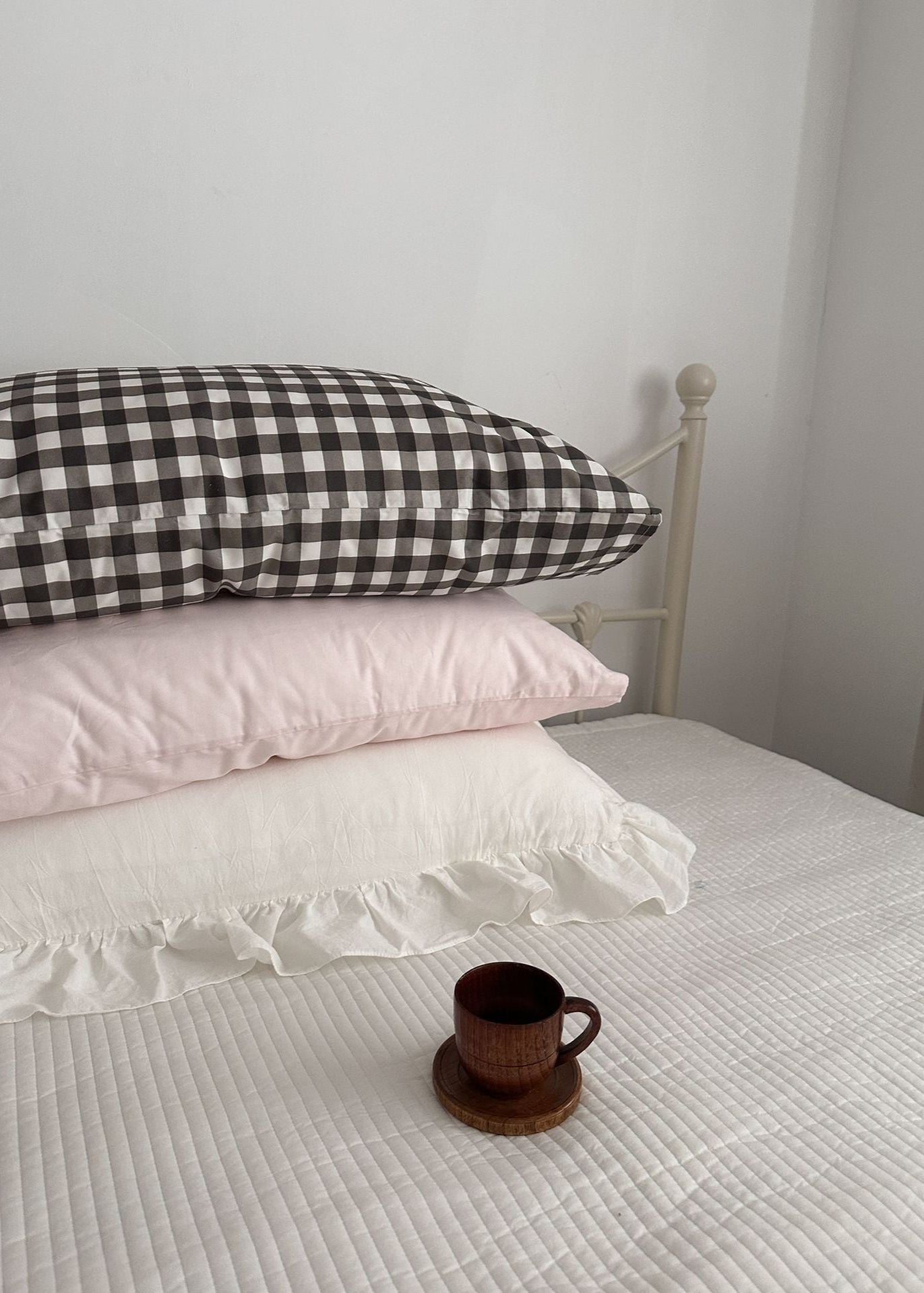 Ella Pure Cotton Pillowcases / Gingham - Ever Lasting