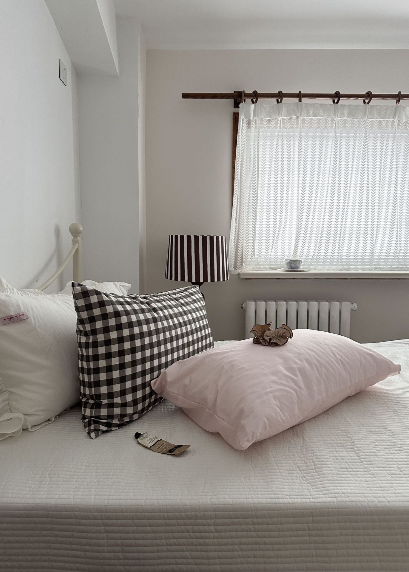Ella Pure Cotton Pillowcases / Gingham - Ever Lasting