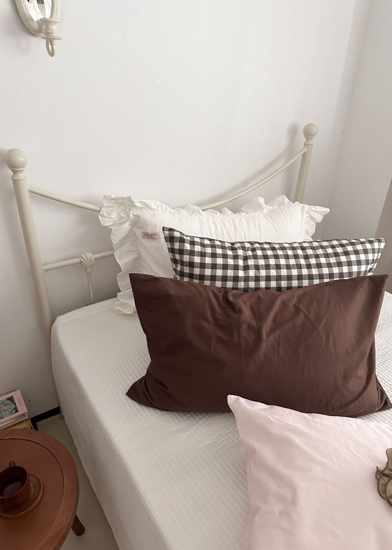 Ella Pure Cotton Pillowcases / Gingham - Ever Lasting
