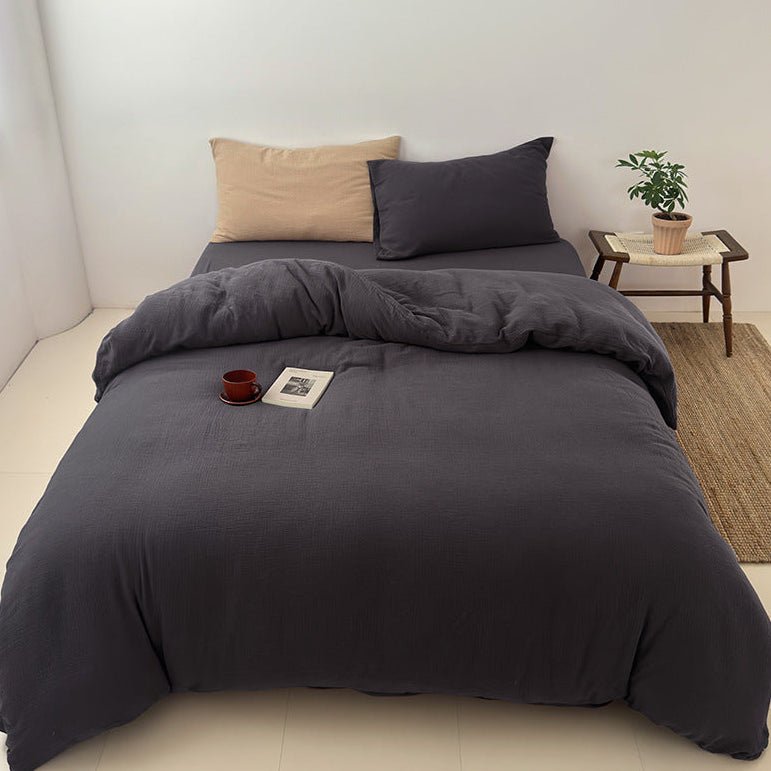 - Ever Lasting - Elliot Pure Cotton Bedding Set / Green - Bedding Set - Ever Lasting