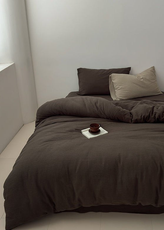 - Ever Lasting - Elliot Pure Cotton Bedding Set / Green - Bedding Set - Ever Lasting