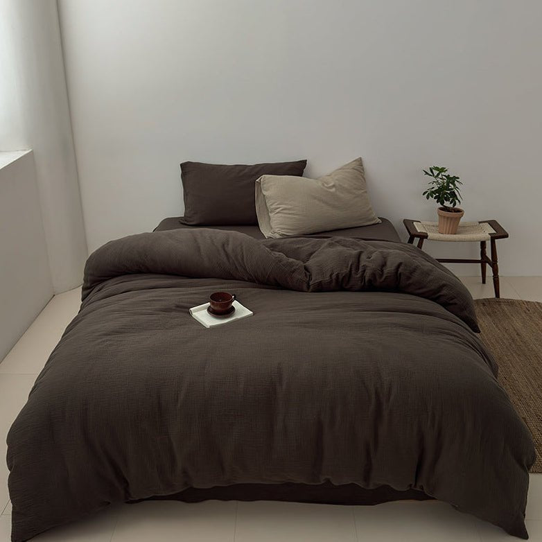 - Ever Lasting - Elliot Pure Cotton Bedding Set / Green - Bedding Set - Ever Lasting