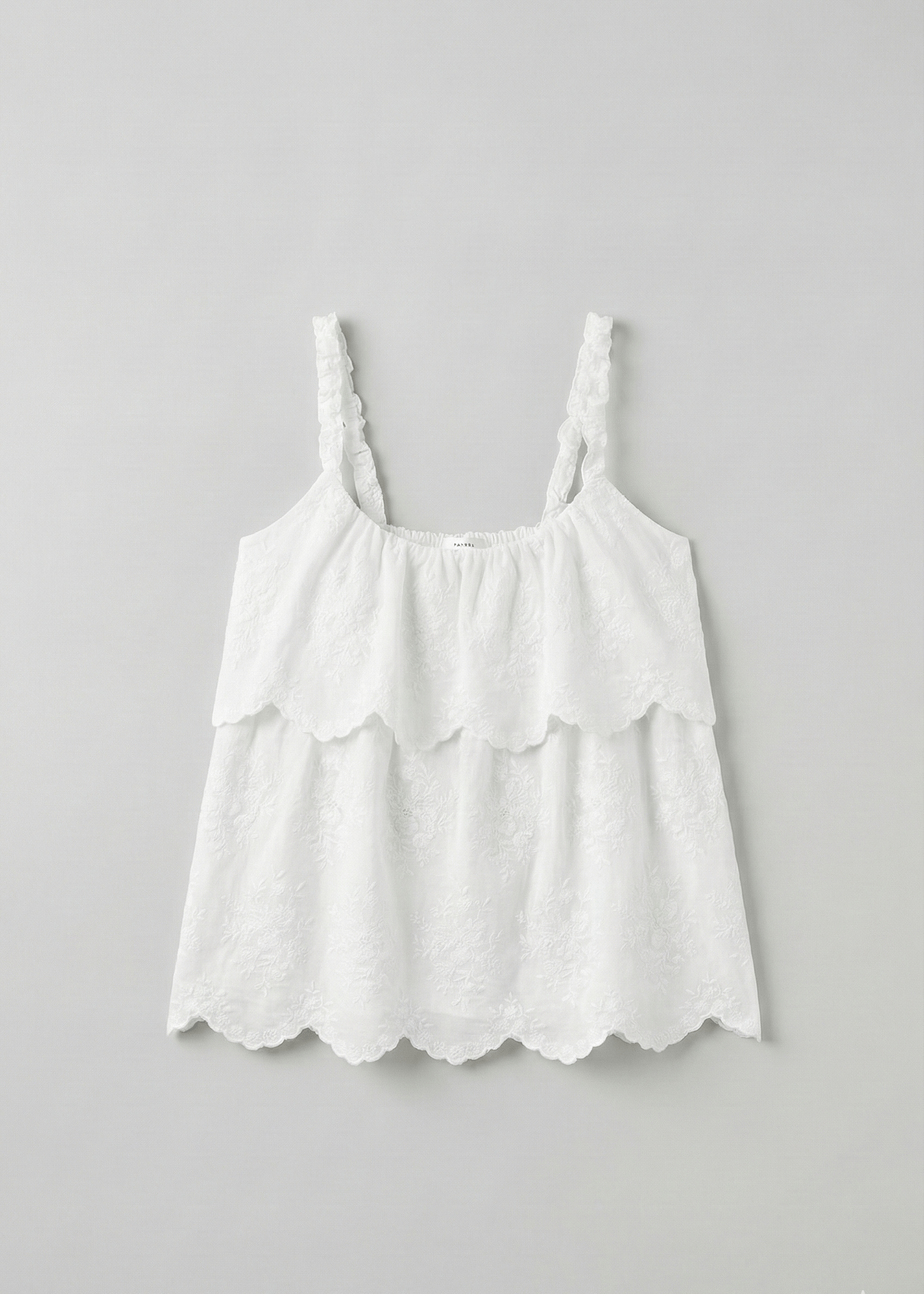 - Ever Lasting - Elodie Embroidered Cotton Gauze PJ Set / White - Pajamas - Ever Lasting