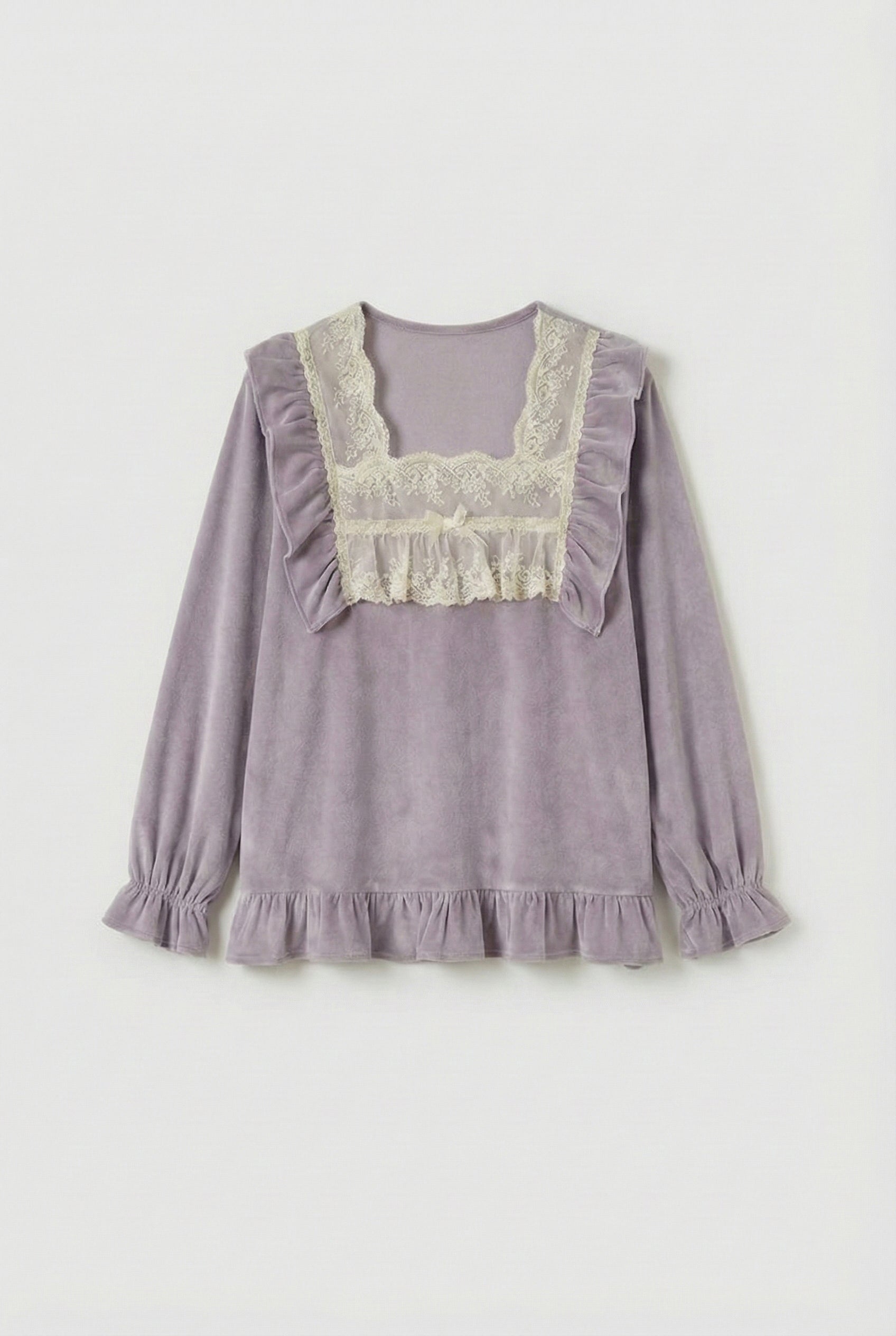 - Ever Lasting - Eloria Velvet Pajama Set / Purple - Pajamas - Ever Lasting