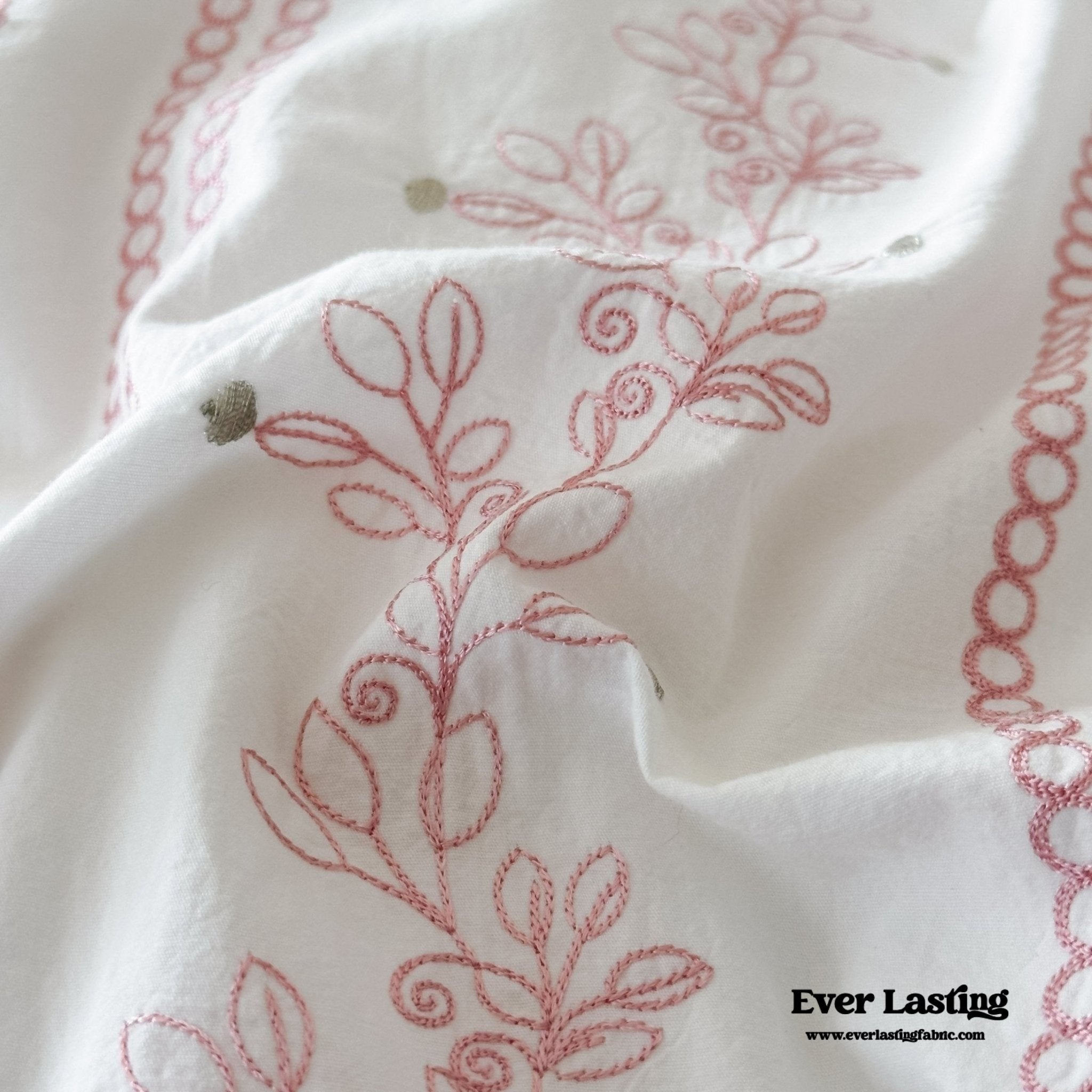 Embroidered French Lace Ruffle Pillowcases / Blue - Ever Lasting