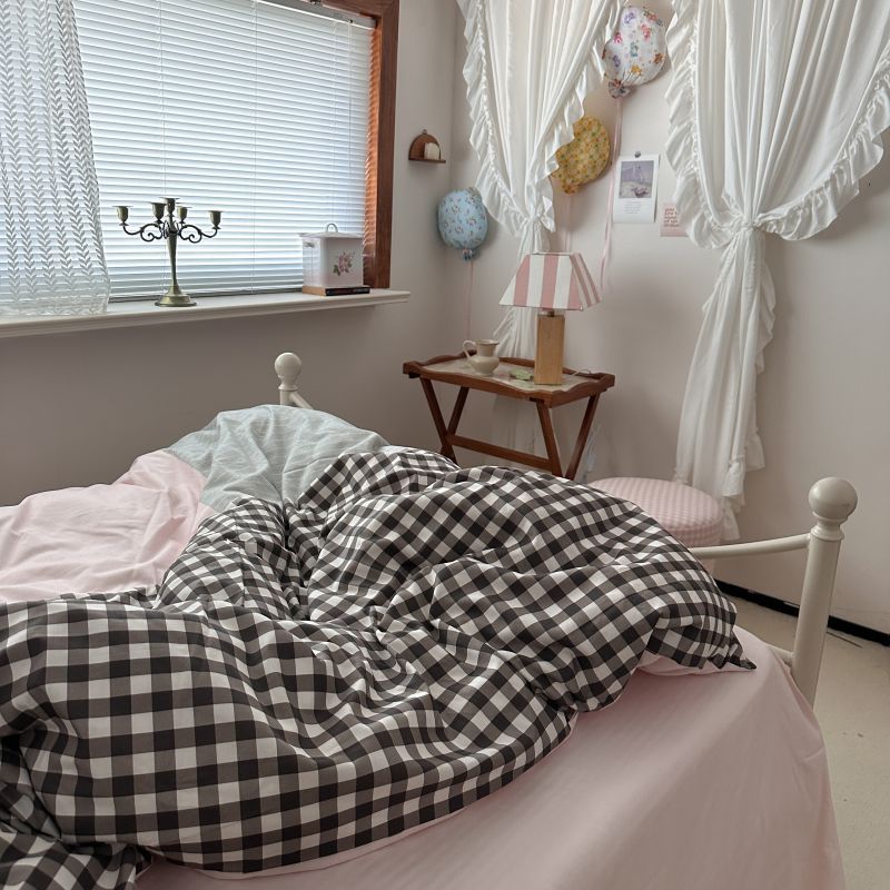 Emi Patchwork Gingham Bedding Bundle - Ever Lasting