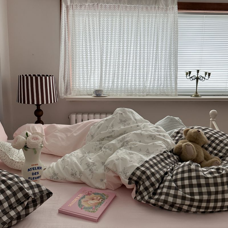 Emi Patchwork Gingham Bedding Bundle - Ever Lasting