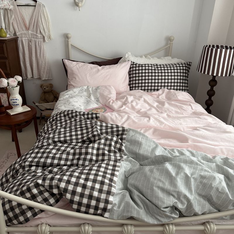 Emi Patchwork Gingham Bedding Bundle - Ever Lasting