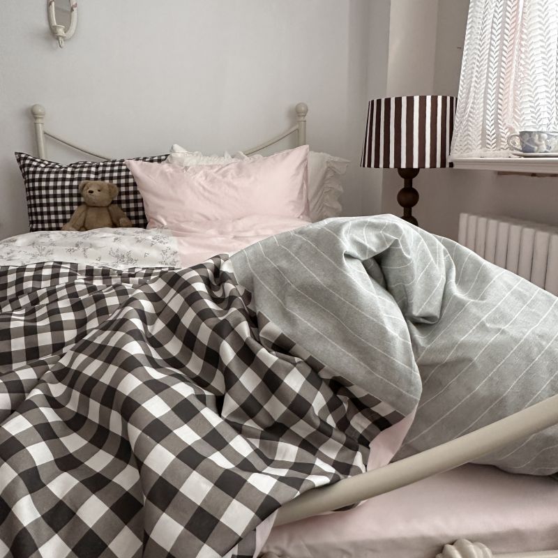 Emi Patchwork Gingham Bedding Bundle - Ever Lasting