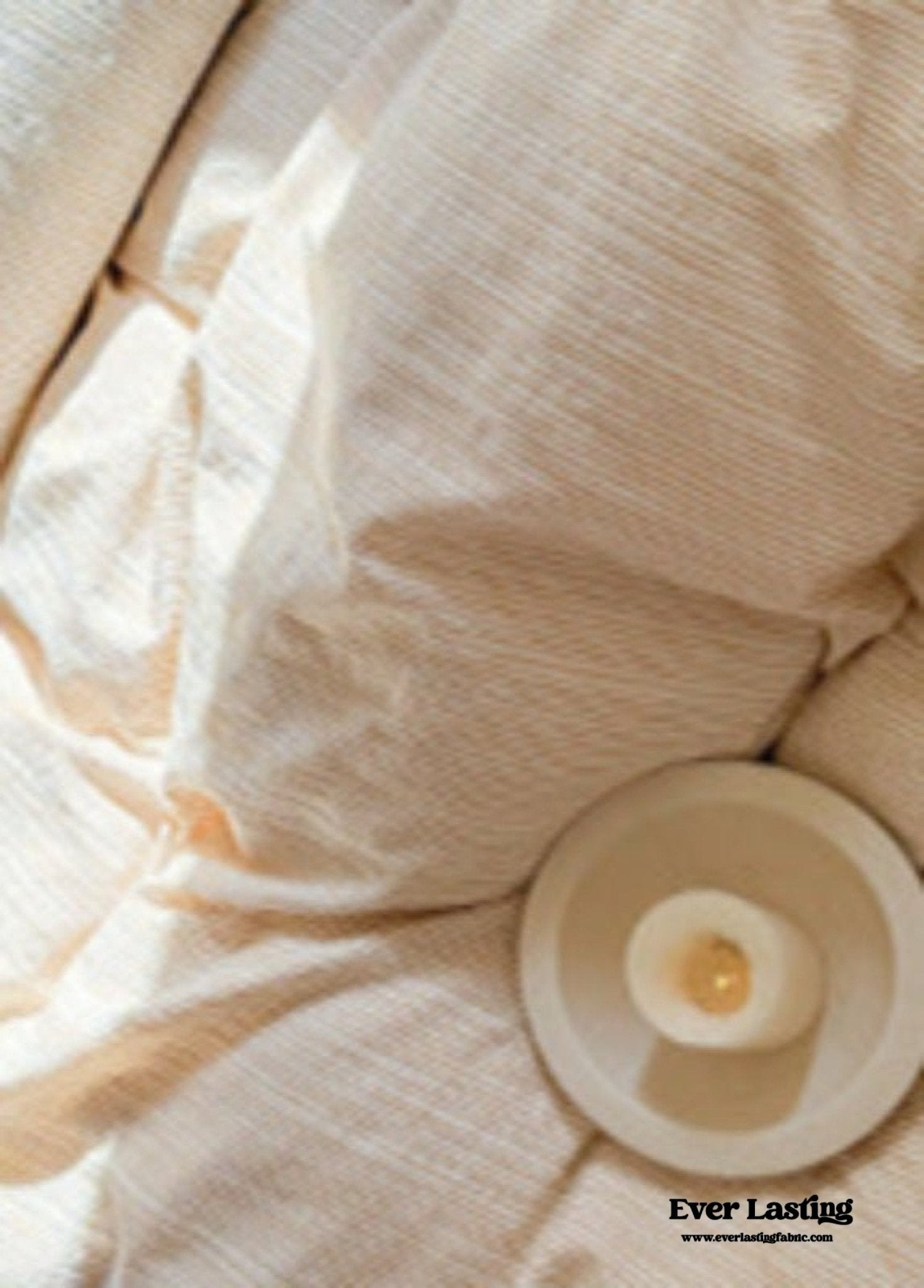 Emma Duo Striped Jacquard Bedding Set / Cream - Ever Lasting