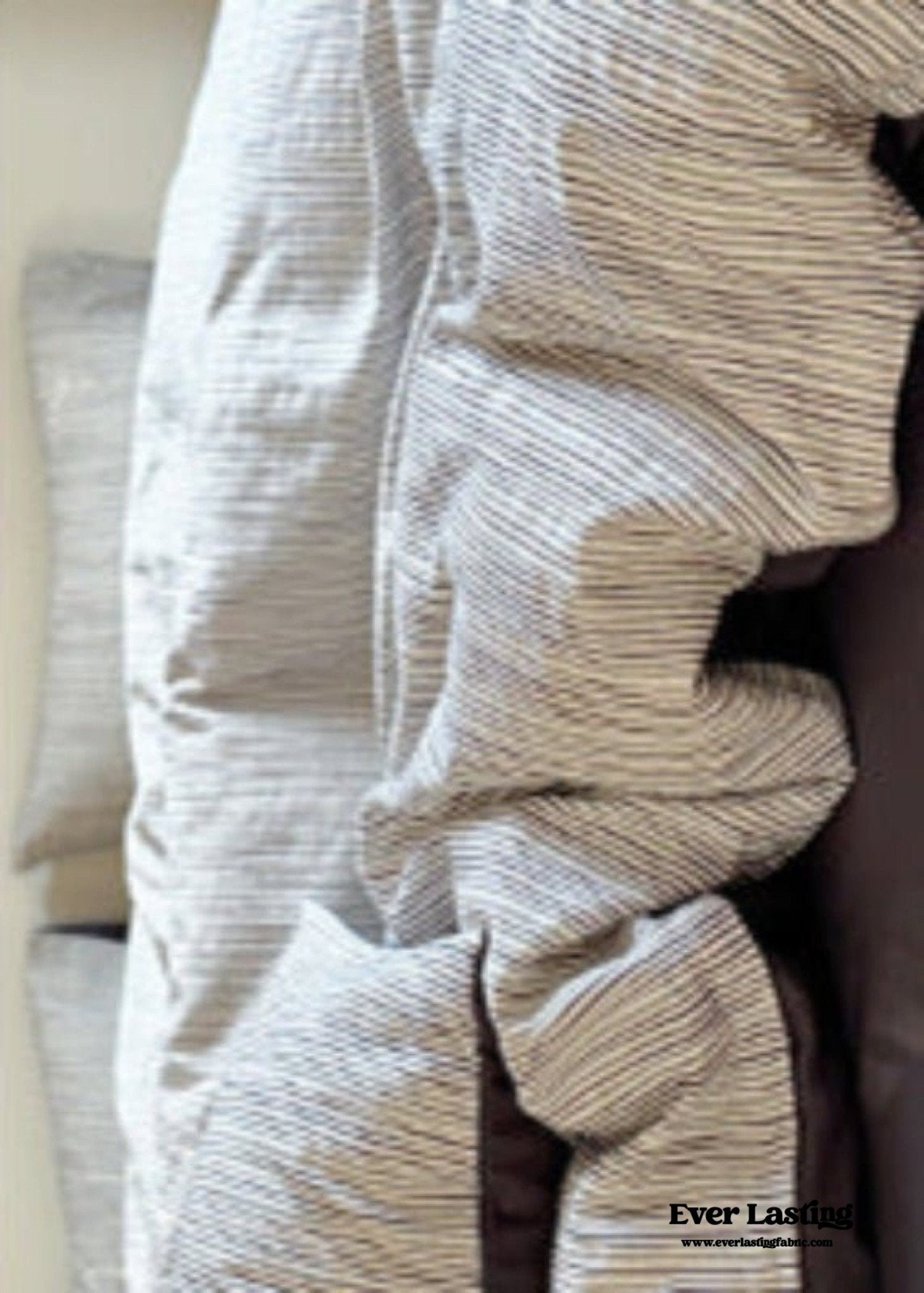 Emma Duo Striped Jacquard Bedding Set / Light Pink - Ever Lasting