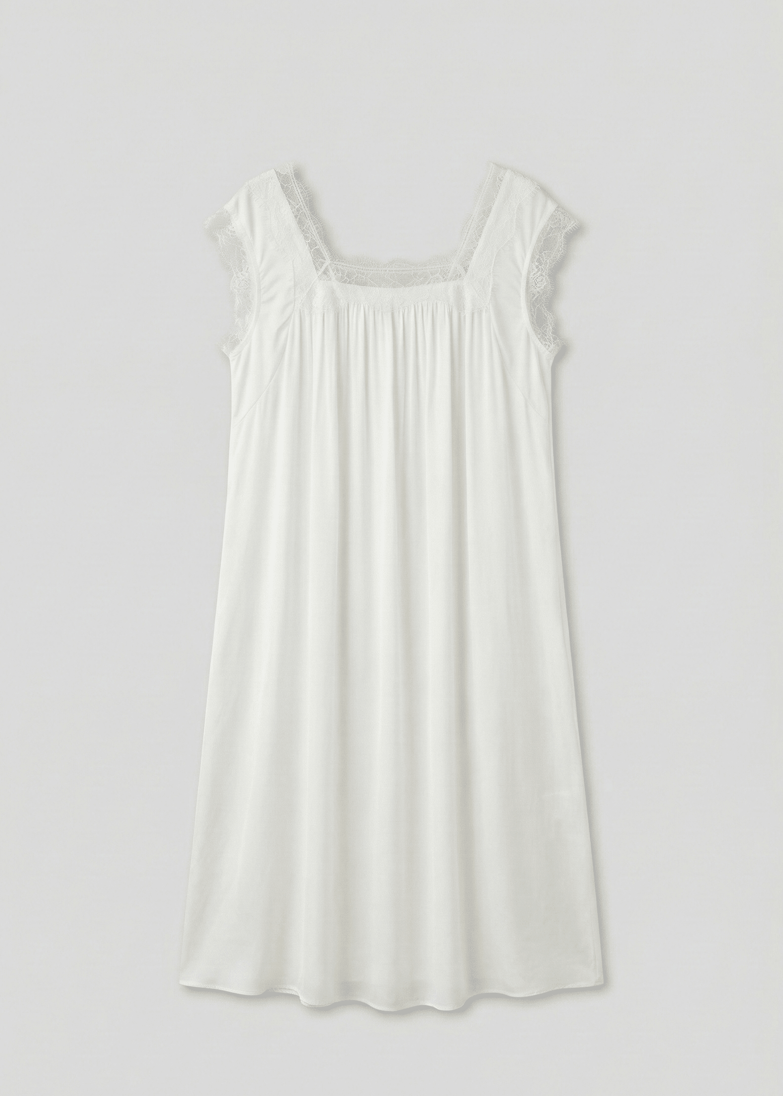 - Ever Lasting - Estelle Lace Pajama Set / White - Pajamas - Ever Lasting