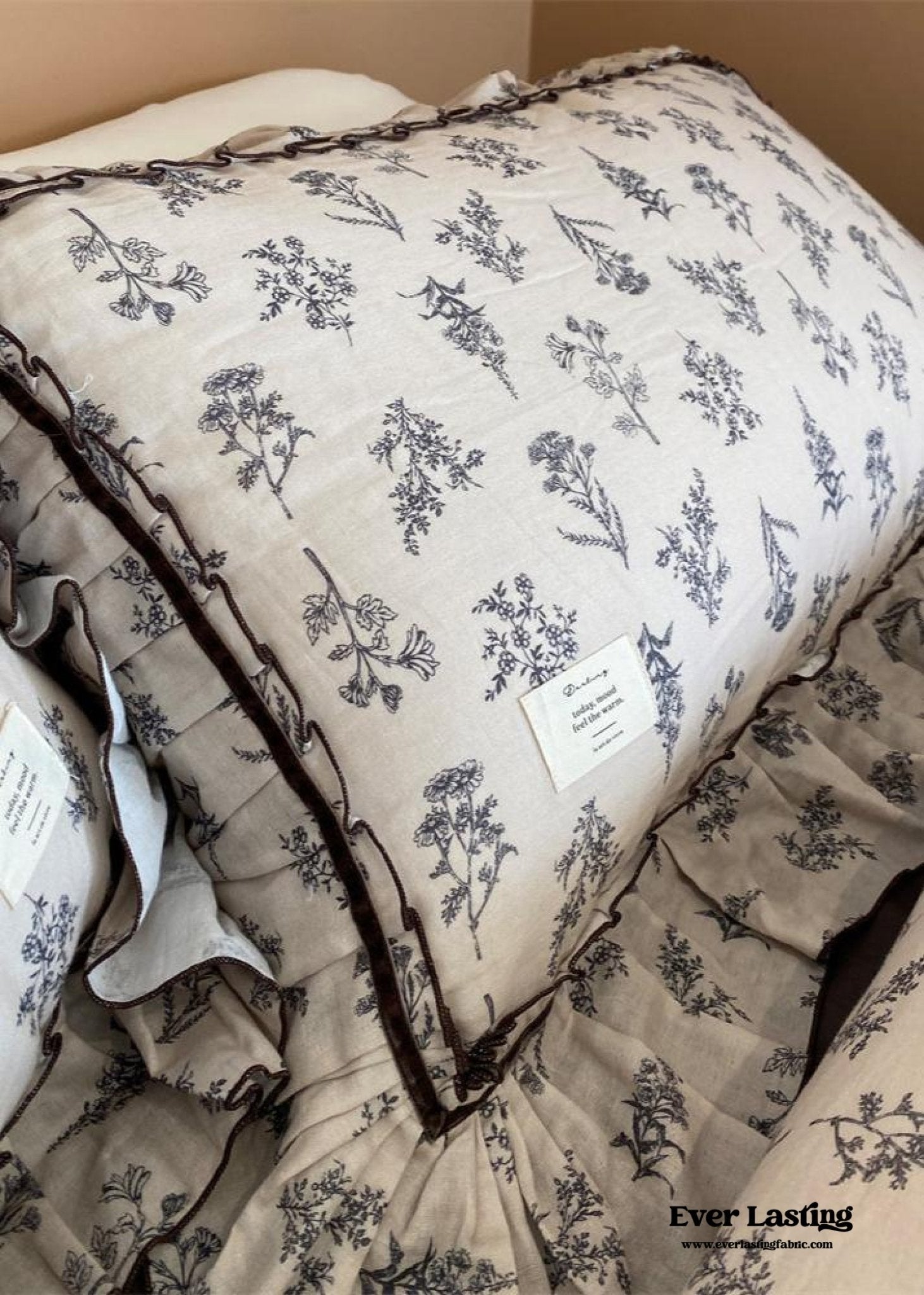 Evelina Baroque Vintage Floral Bedding Bundle - Ever Lasting