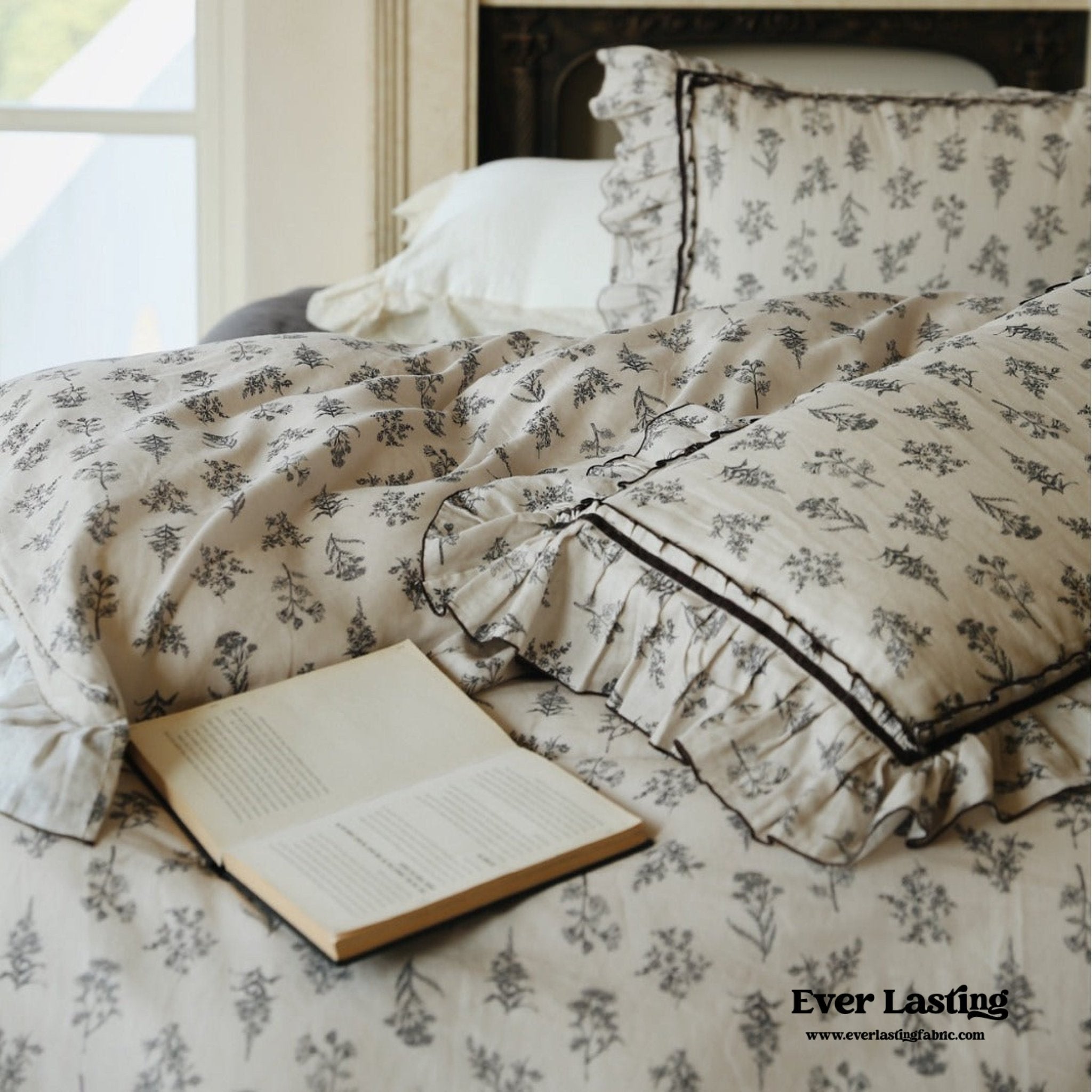 Evelina Baroque Vintage Floral Bedding Set - Ever Lasting