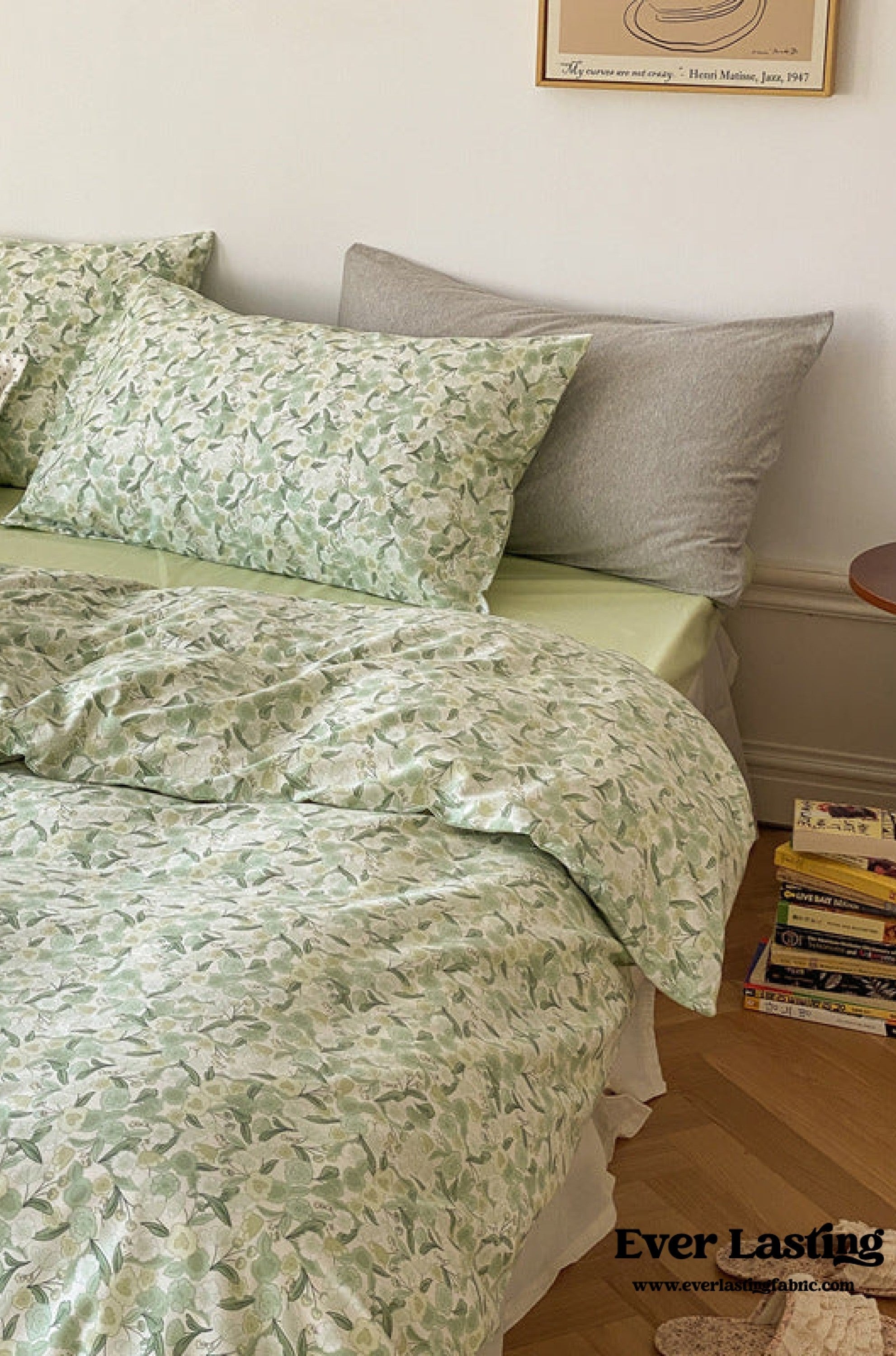 Floral Bedding Set / Blue