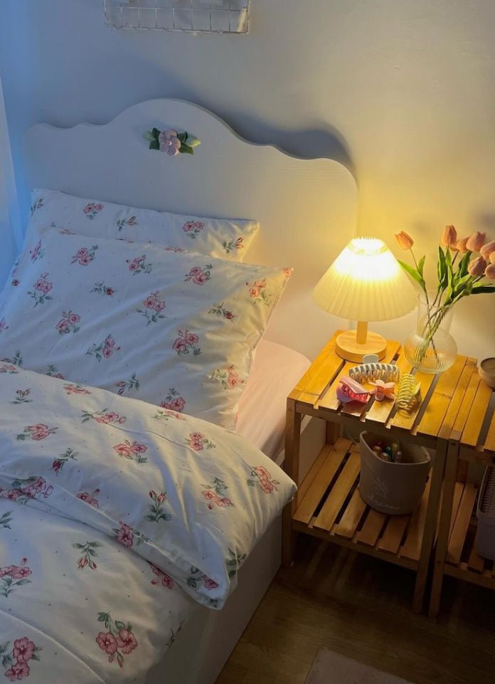 - Ever Lasting - Floral Small Room Bedding Set / Blue - Bedding Set - Ever Lasting