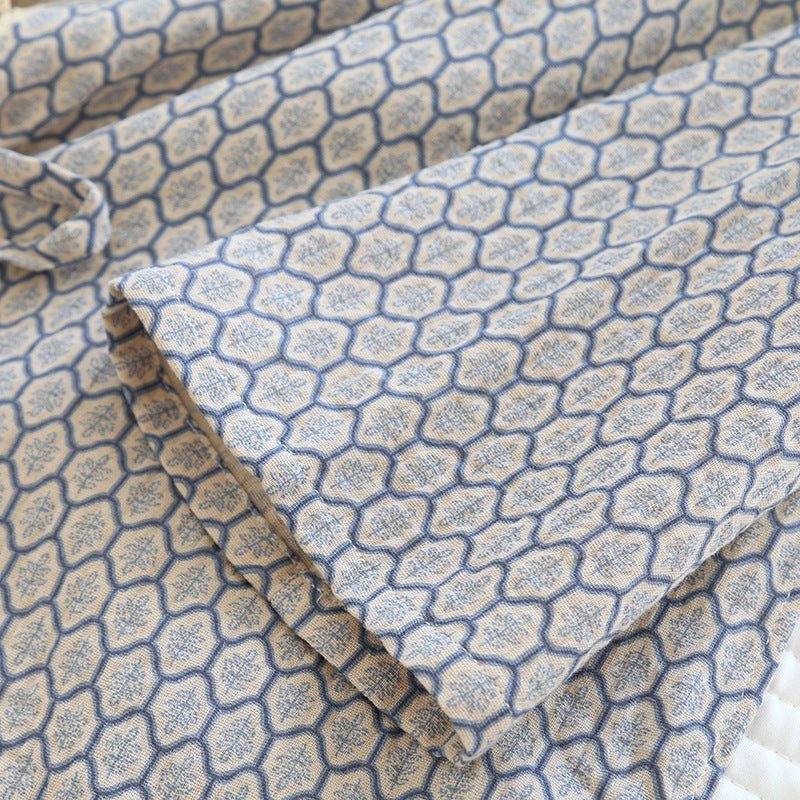 - Ever Lasting - Floral V Tank and Long Pants with Cardigan Cotton Pajama Set / White - Pajamas - Ever Lasting