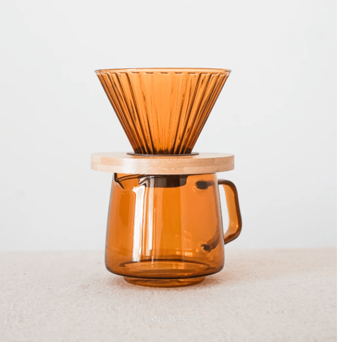 - Ever Lasting - Fluted Glass Pour Over Set - Homeware - Ever Lasting