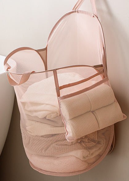 Foldable Mesh Laundry Hamper – Portable Dirty Clothes Storage Basket - Ever Lasting