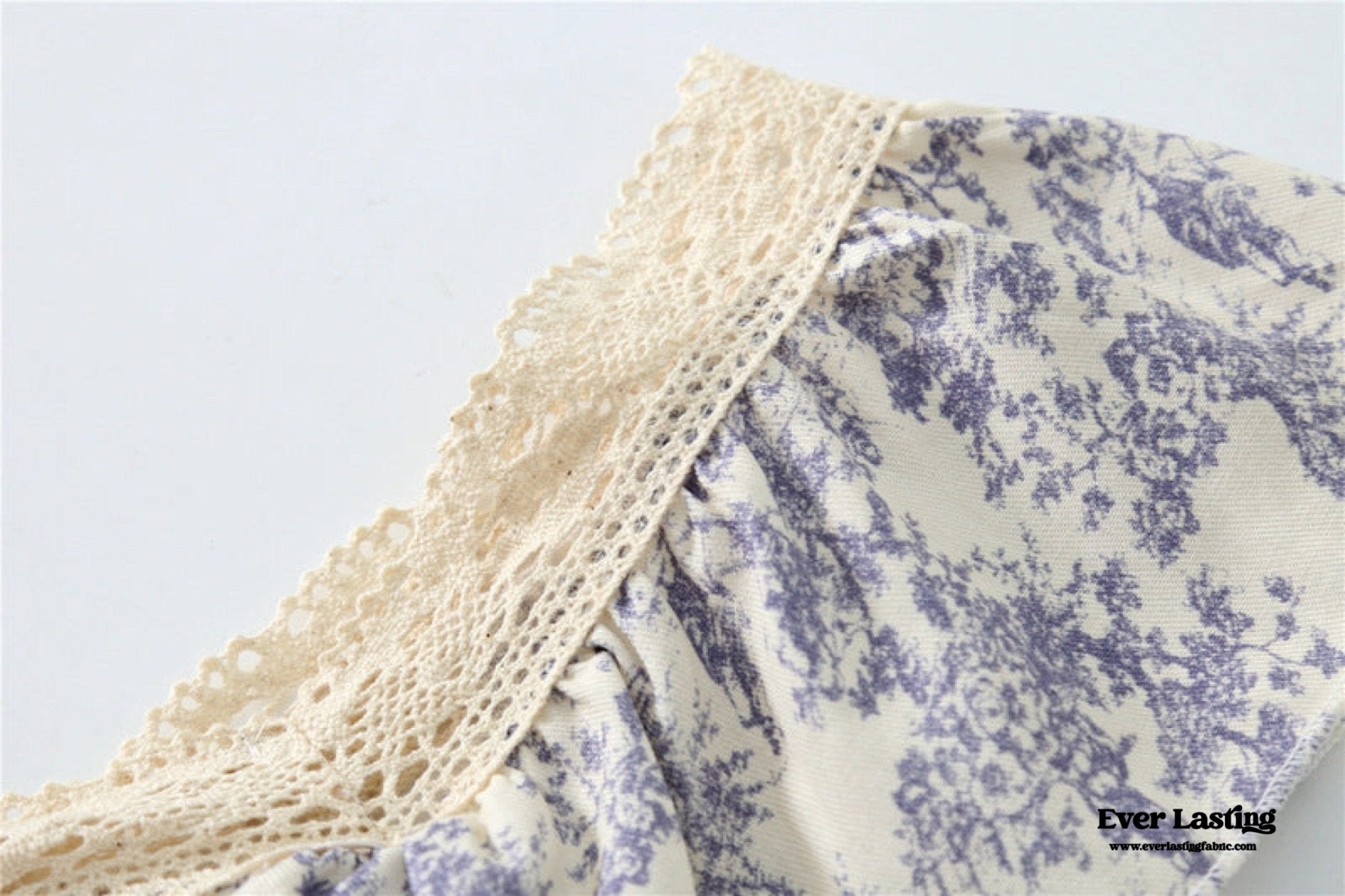 French Lace Ruffle Pajama Set - Ever Lasting