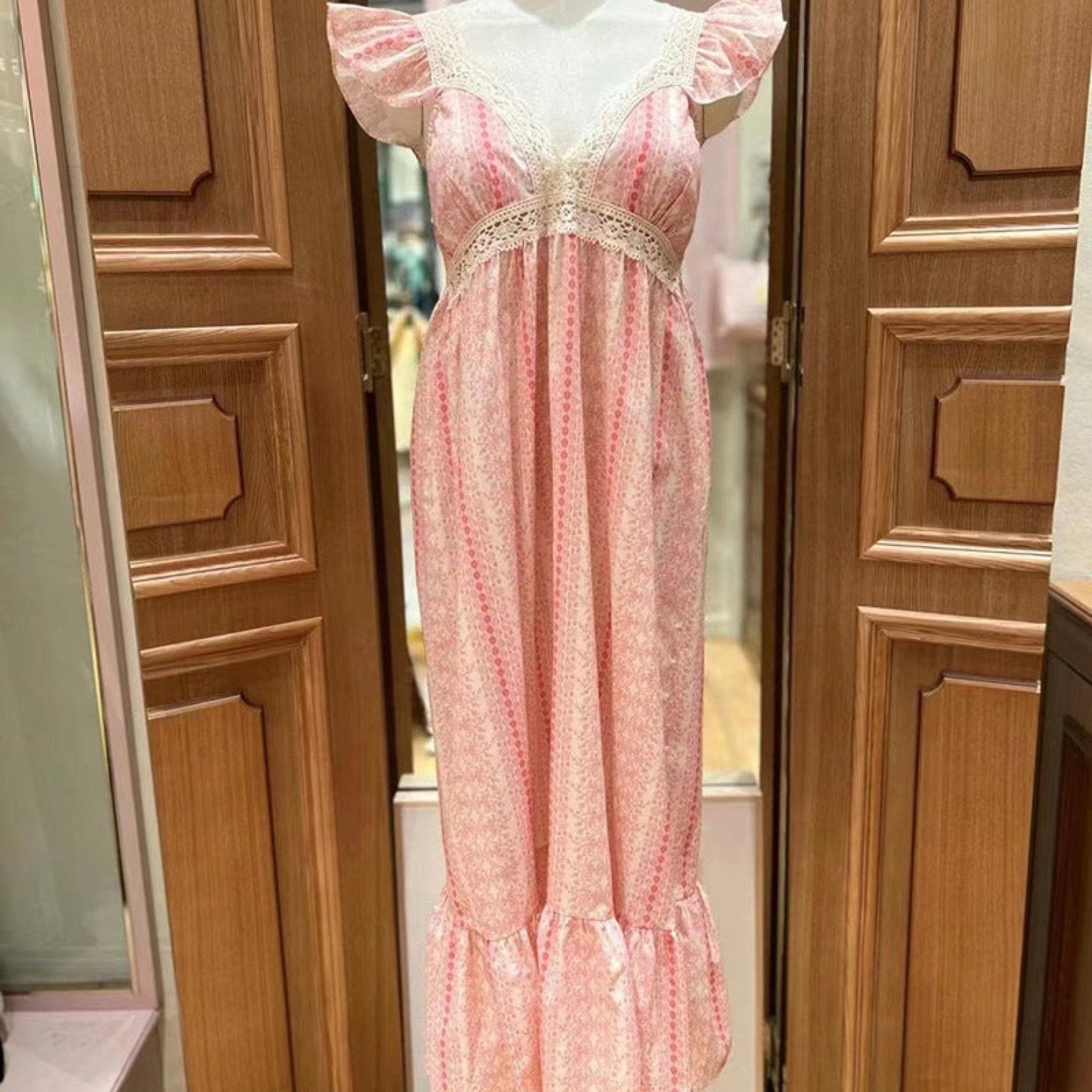 French Lace Ruffle Pajama Set - Ever Lasting