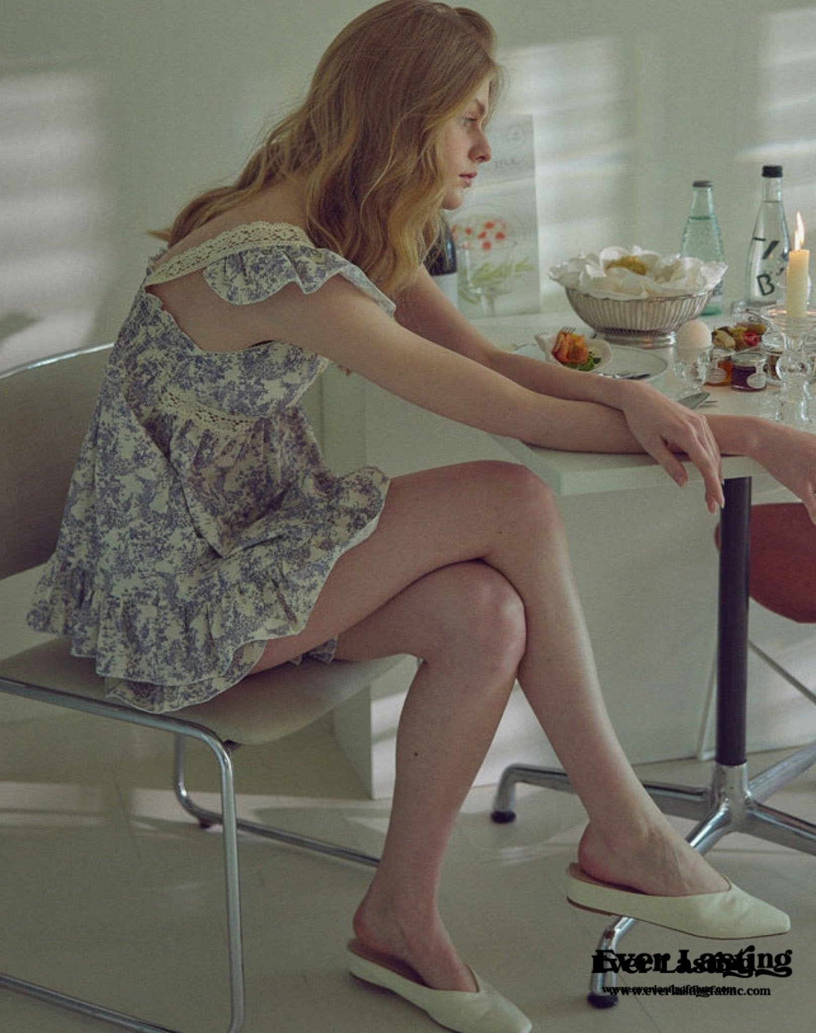 French Lace Ruffle Pajama Set - Ever Lasting