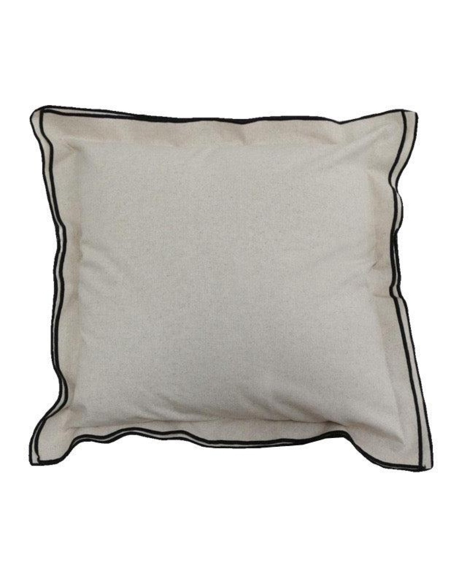 French Minimalist Ruffle Pillow / Cream - Ever Lasting