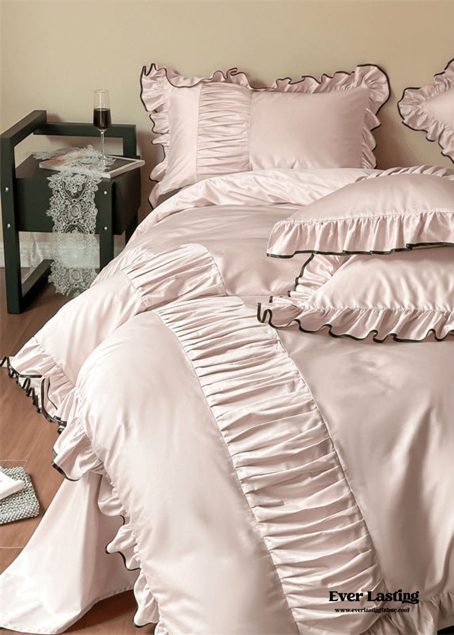 French Pleated Ruffle Bedding Bundle - Ever Lasting
