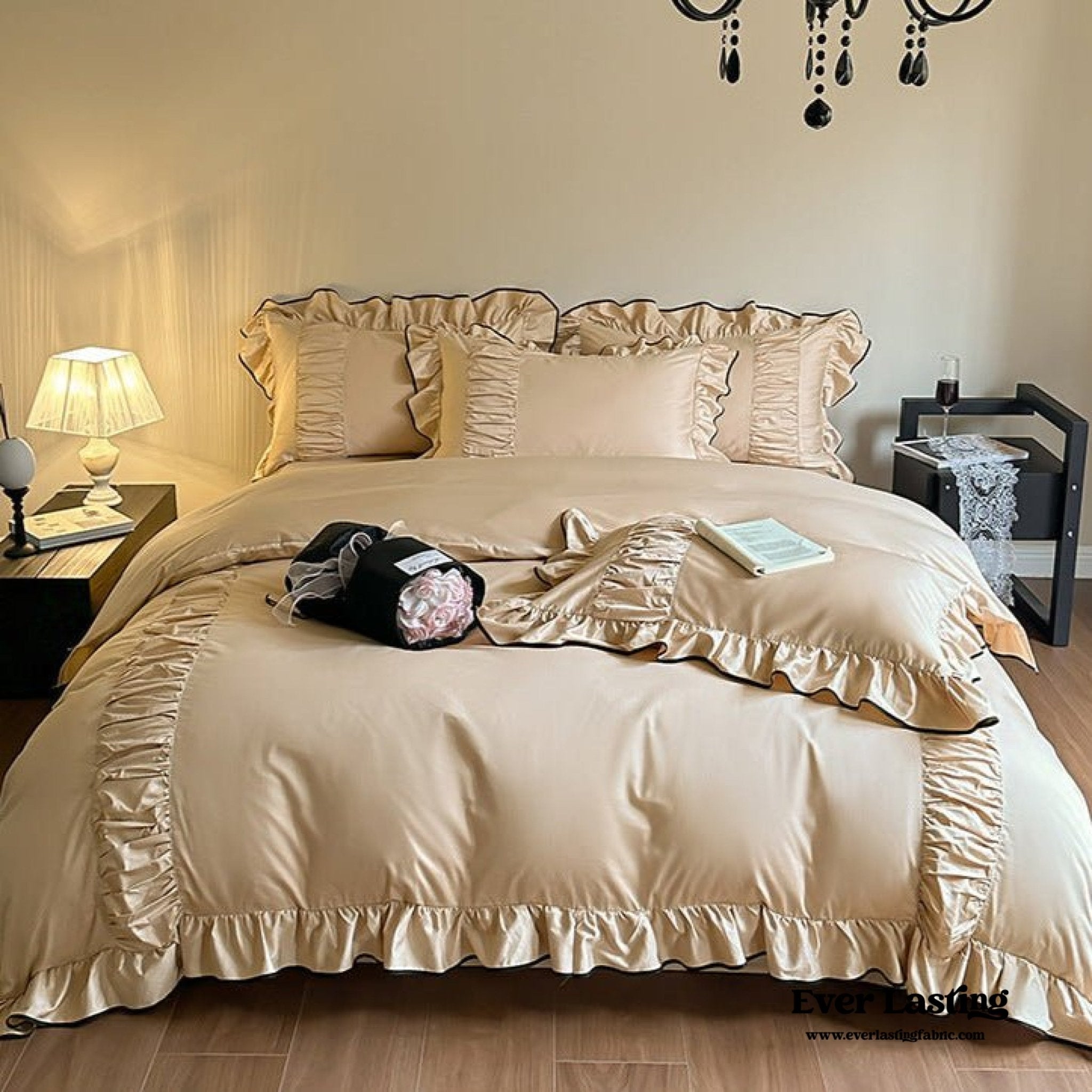 French Pleated Ruffle Bedding Bundle - Ever Lasting
