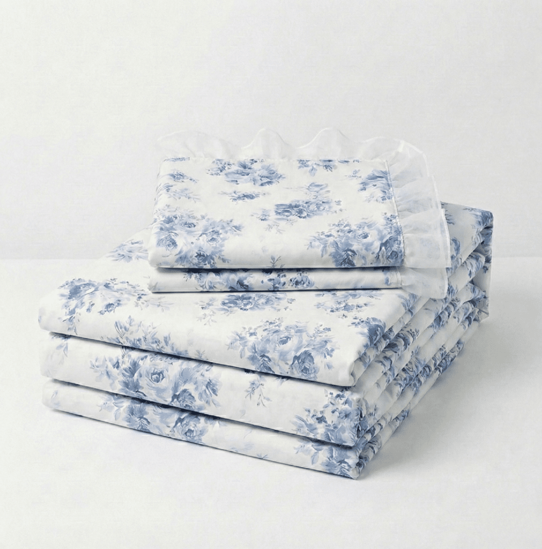 - Ever Lasting - French Ruffle Floral Bedding Set (Nordstrom) - Bedding Set - Ever Lasting
