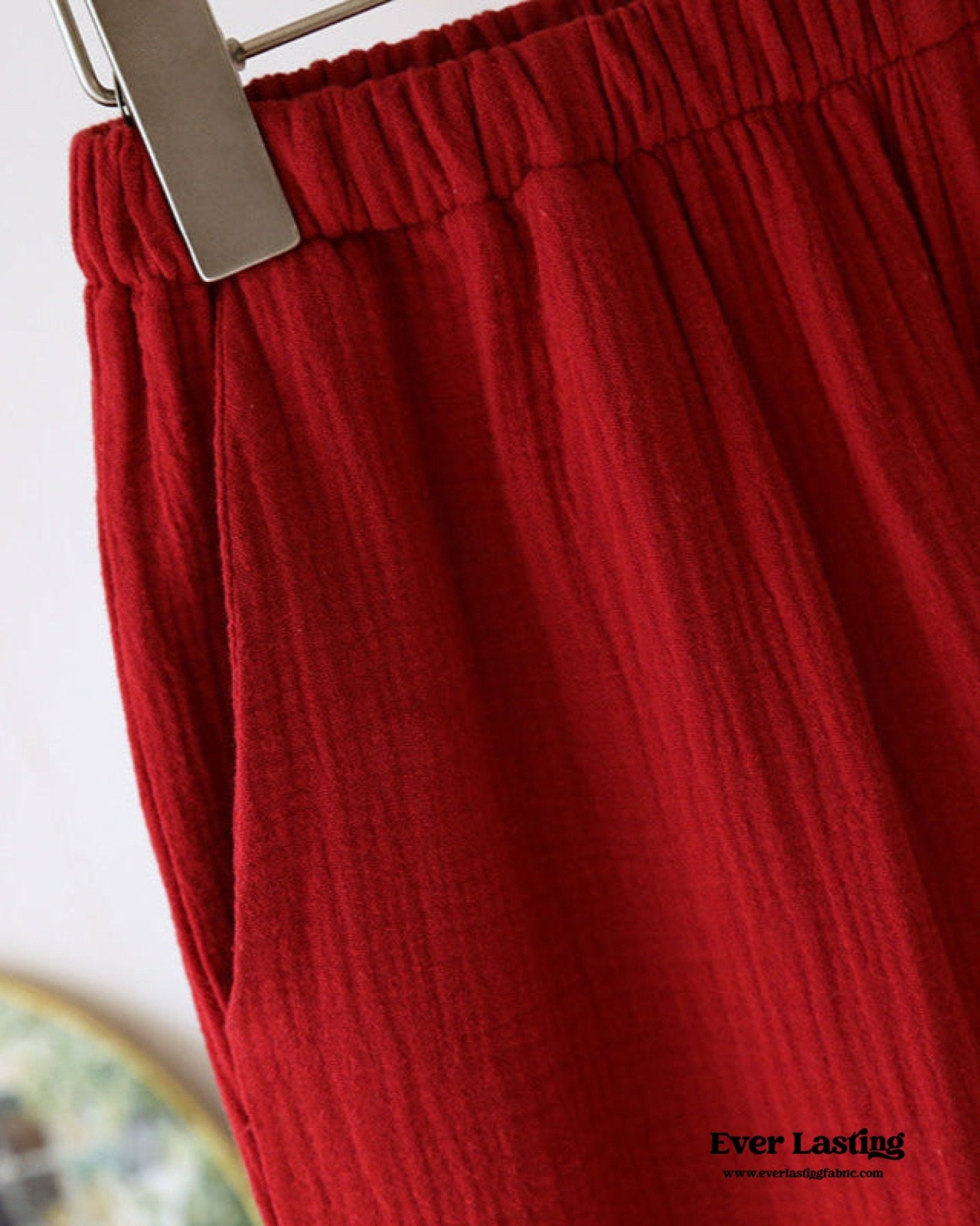 French Ruffled Long Sleeves and Pants Pajama Set / Navy - Ever Lasting