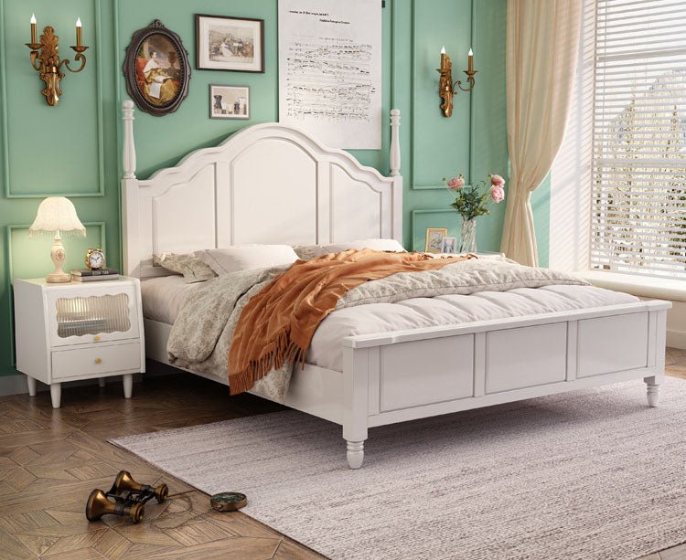 - Ever Lasting - French Solid Wood Black Bed Frame - Bed Frame - Ever Lasting