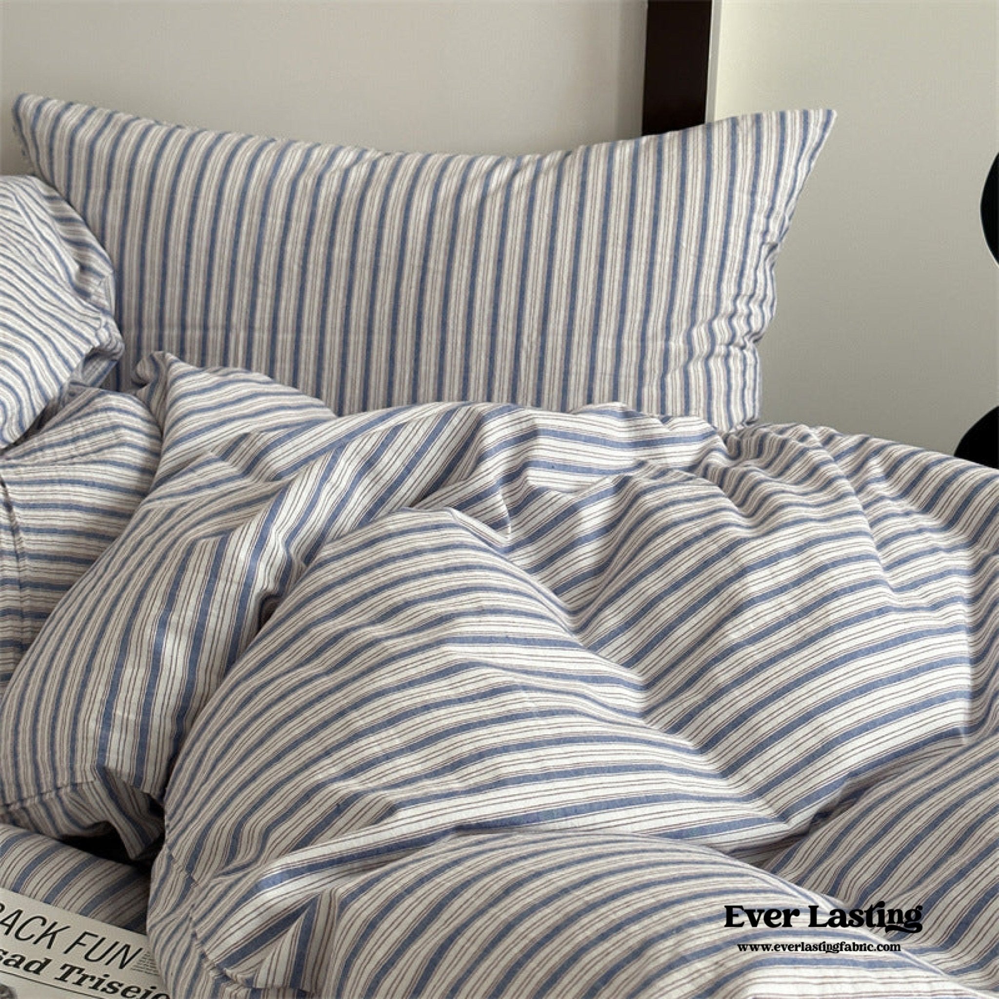 French Stripes Minimal Bedding Bundle - Ever Lasting
