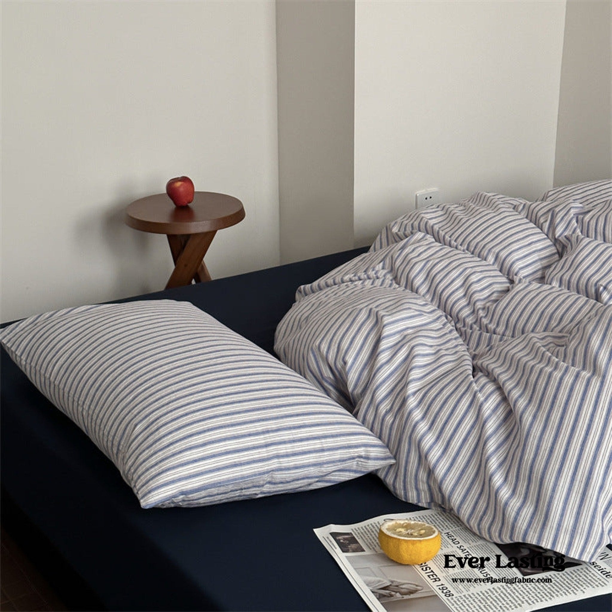 French Stripes Minimal Bedding Bundle - Ever Lasting