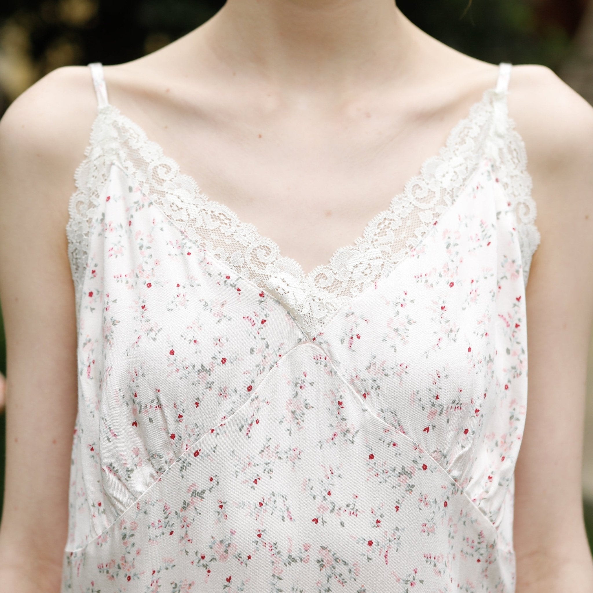 Fresh Floral Nightgown Pajama Dress / Yellow Floral - Ever Lasting