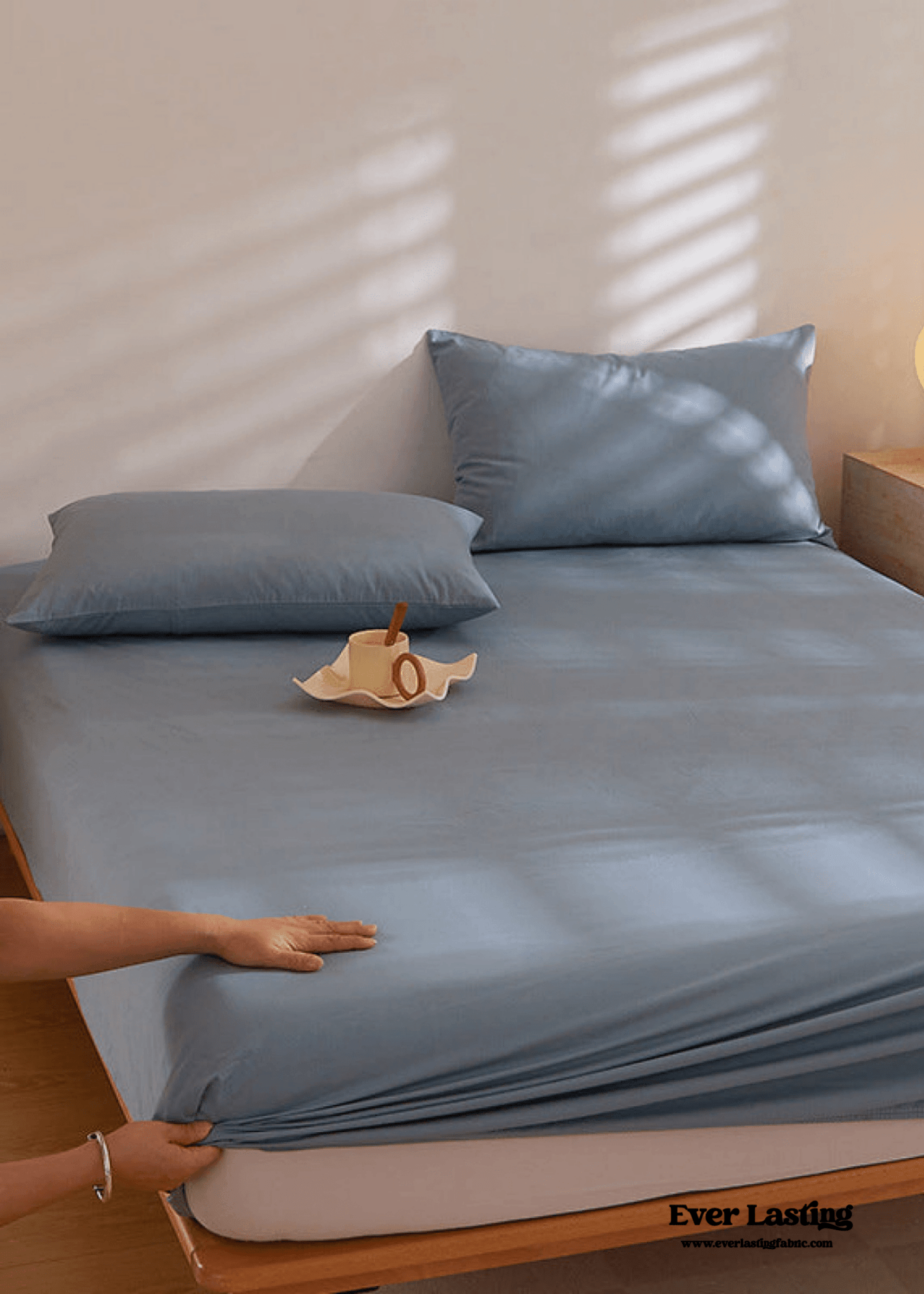 Fresh Plaid Washed Cotton Bed Sheet - Ever Lasting