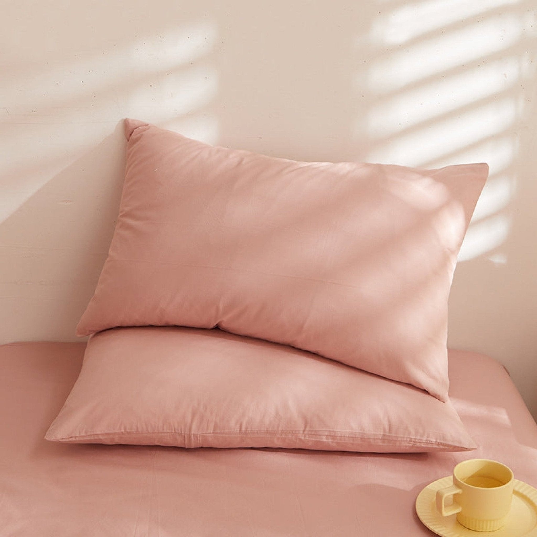 Fresh Plaid Washed Cotton Pillowcases - Ever Lasting