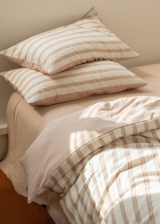 - Ever Lasting - Georgia Jacquard Striped Bedding Bundle - Bedding Bundle - Ever Lasting