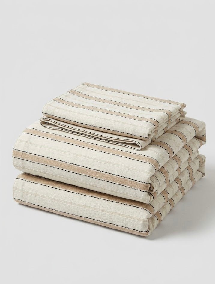 - Ever Lasting - Georgia Jacquard Striped Bedding Bundle - Bedding Bundle - Ever Lasting