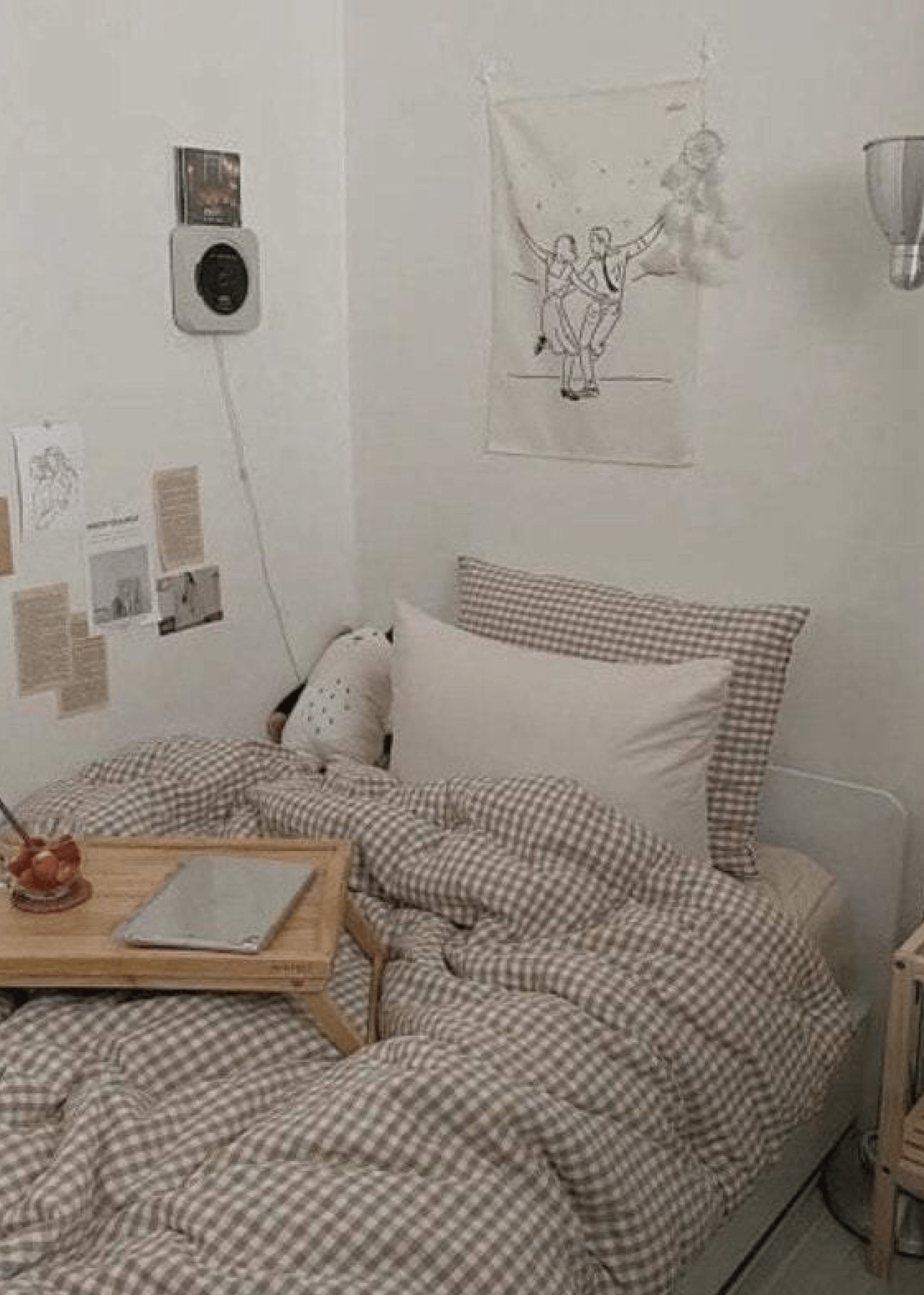 - Ever Lasting - Gingham Bedding Set / Red - Bedding Set - Ever Lasting