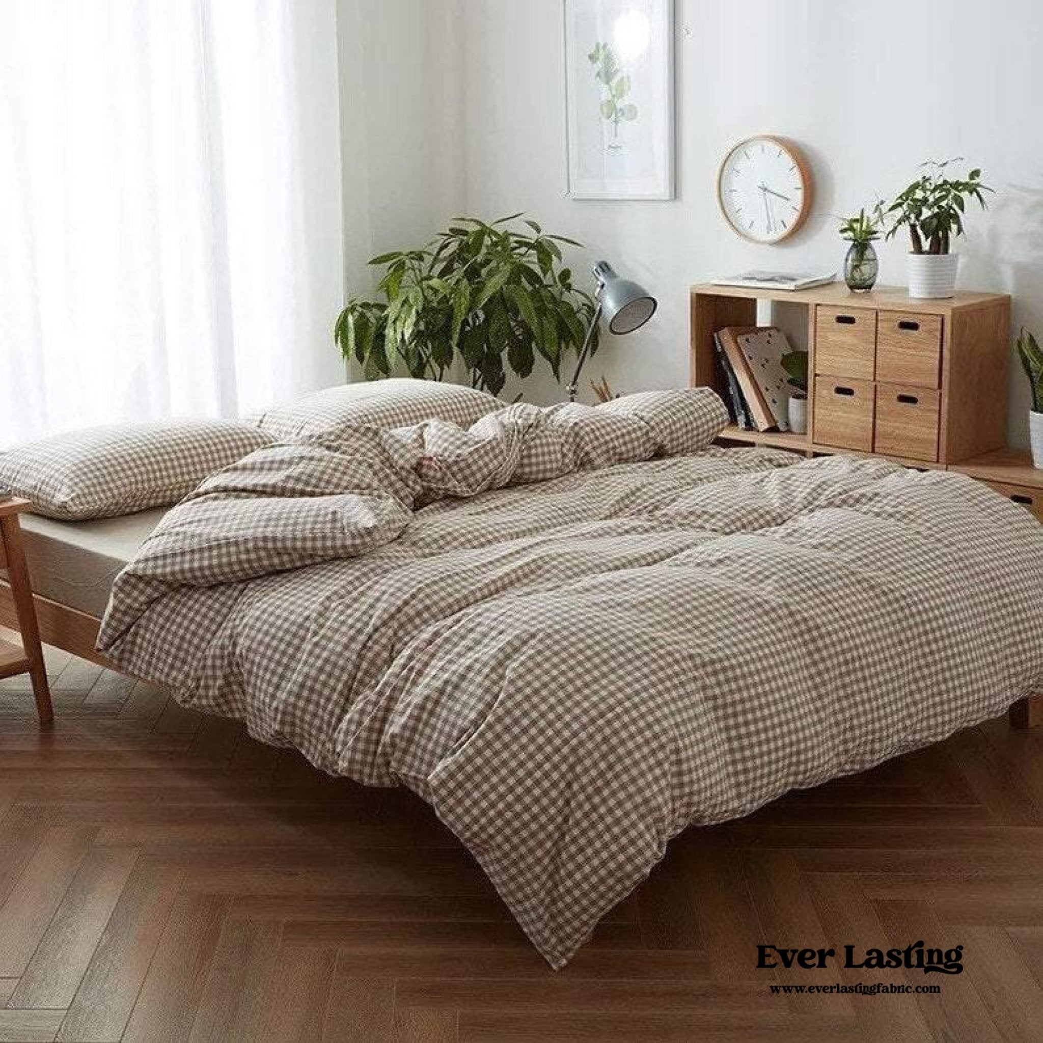 - Ever Lasting - Gingham Duvet Cover (5 Colors) - Duvet Cover - Ever Lasting