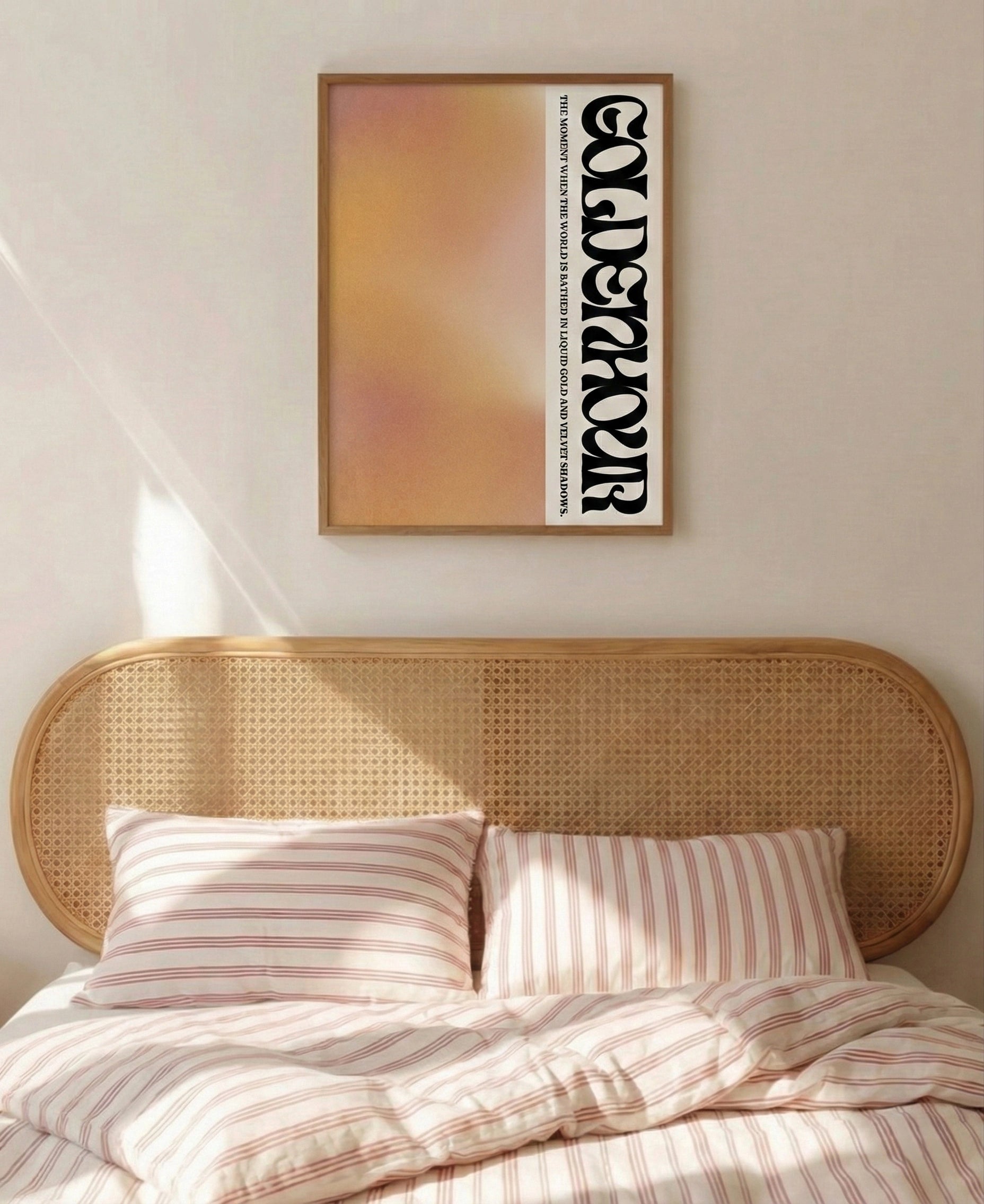 - Ever Lasting - Golden Hour - Minimalist Sunset Gradient Wall Art Poster - Ever Lasting