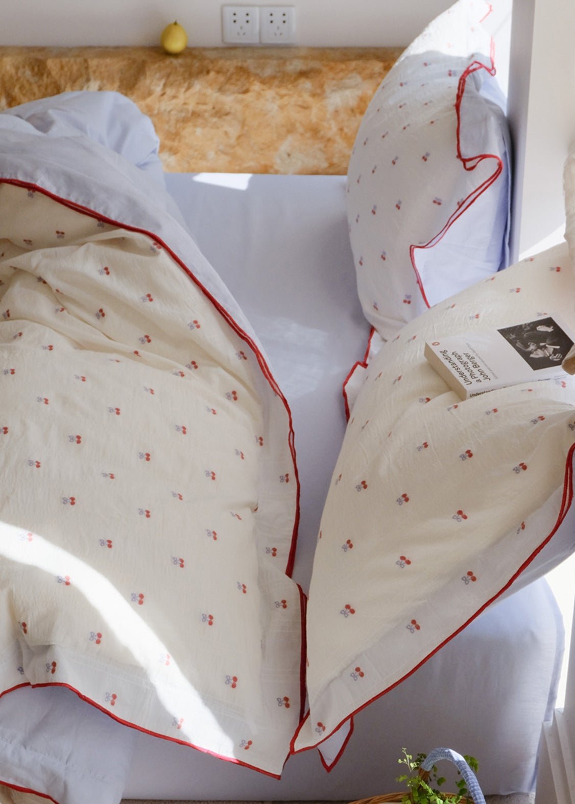 -Ever Lasting - Grace Floral Jacquard Bedding Set / Yellow -Bedding Set -Ever Lasting