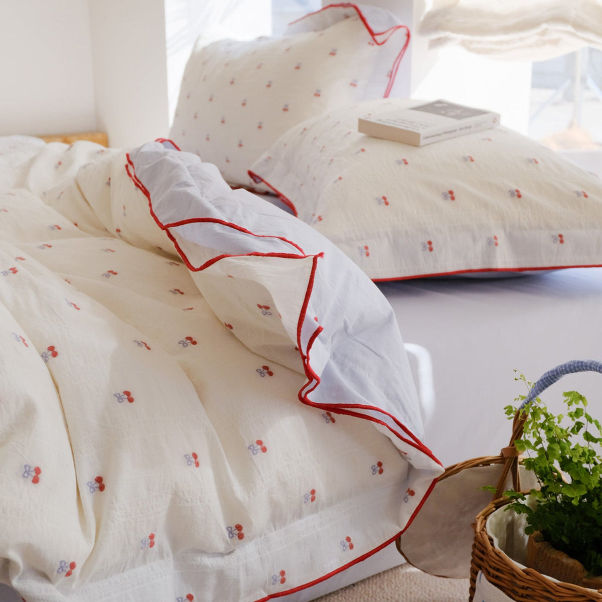 -Ever Lasting - Grace Floral Jacquard Bedding Set / Yellow -Bedding Set -Ever Lasting