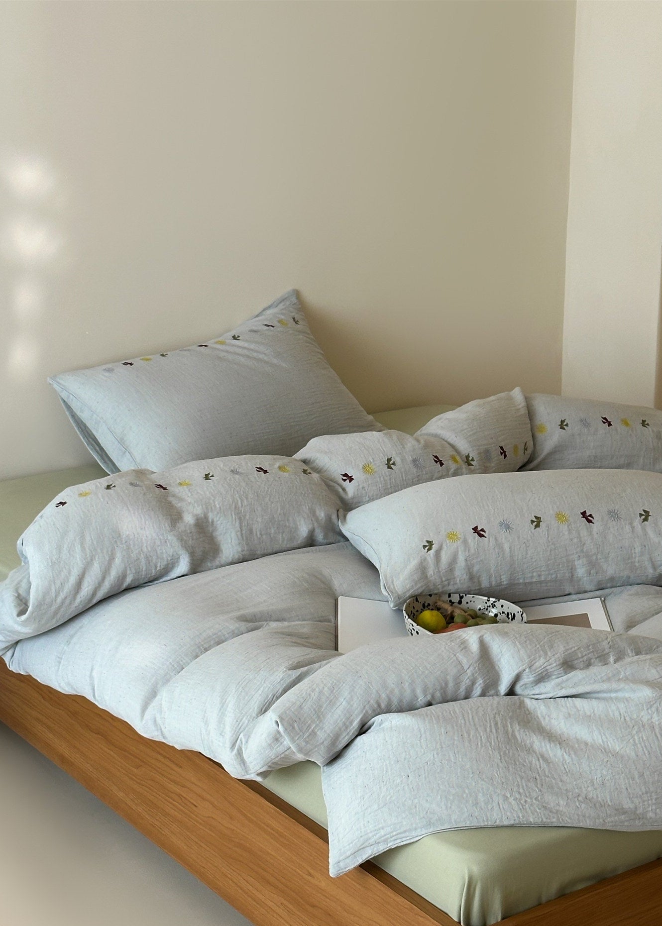 - Ever Lasting - Gracie Embroidered Bedding Bundle - Bedding Bundle - Ever Lasting