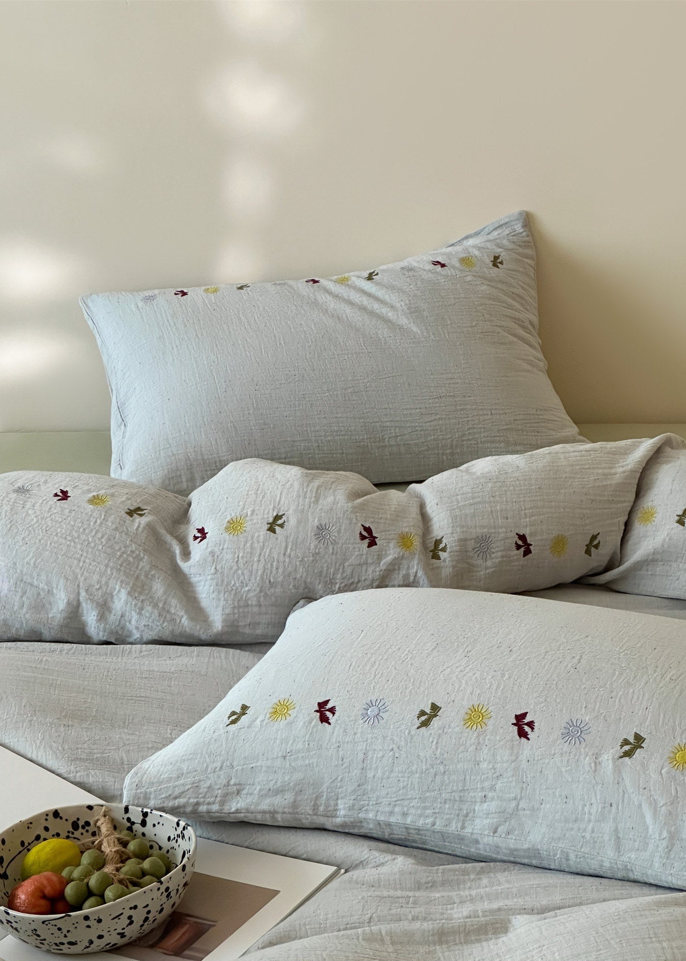 - Ever Lasting - Gracie Embroidered Bedding Bundle - Bedding Bundle - Ever Lasting