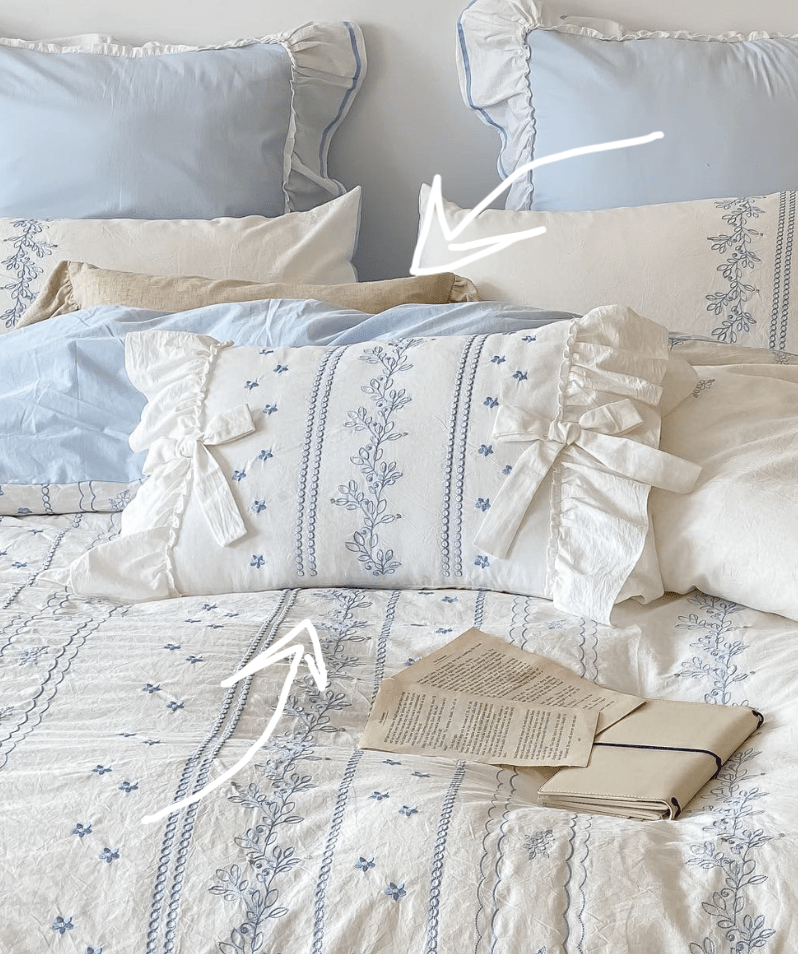 - Ever Lasting - Handmade Embroidered French Lace Decorative Pillow - Pillow - Ever Lasting