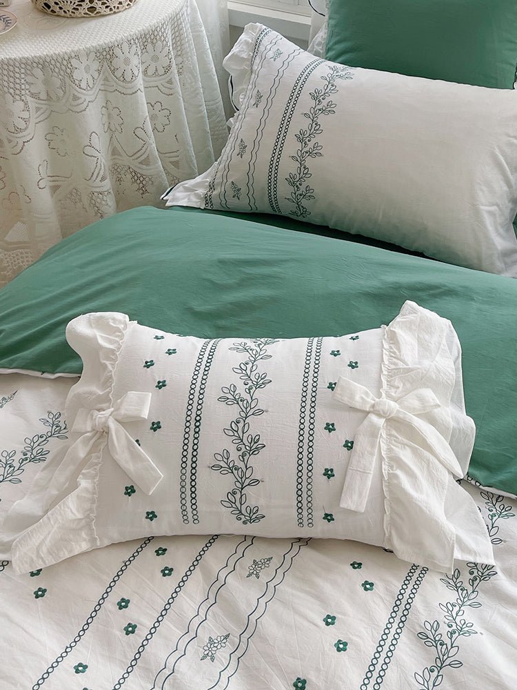 - Ever Lasting - Handmade Embroidered French Lace Decorative Pillow - Pillow - Ever Lasting